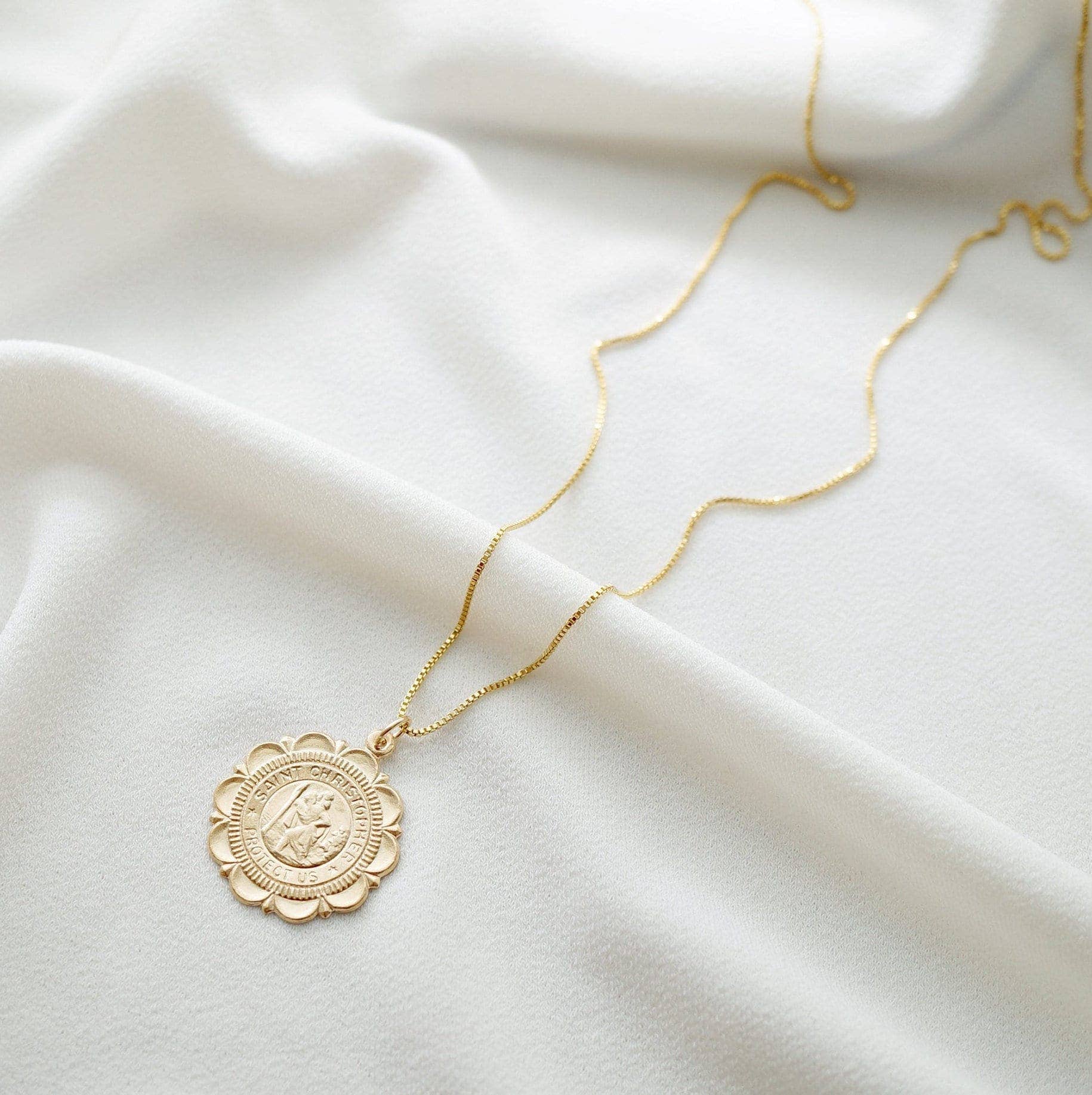 Protector St. Christopher Necklace Necklaces