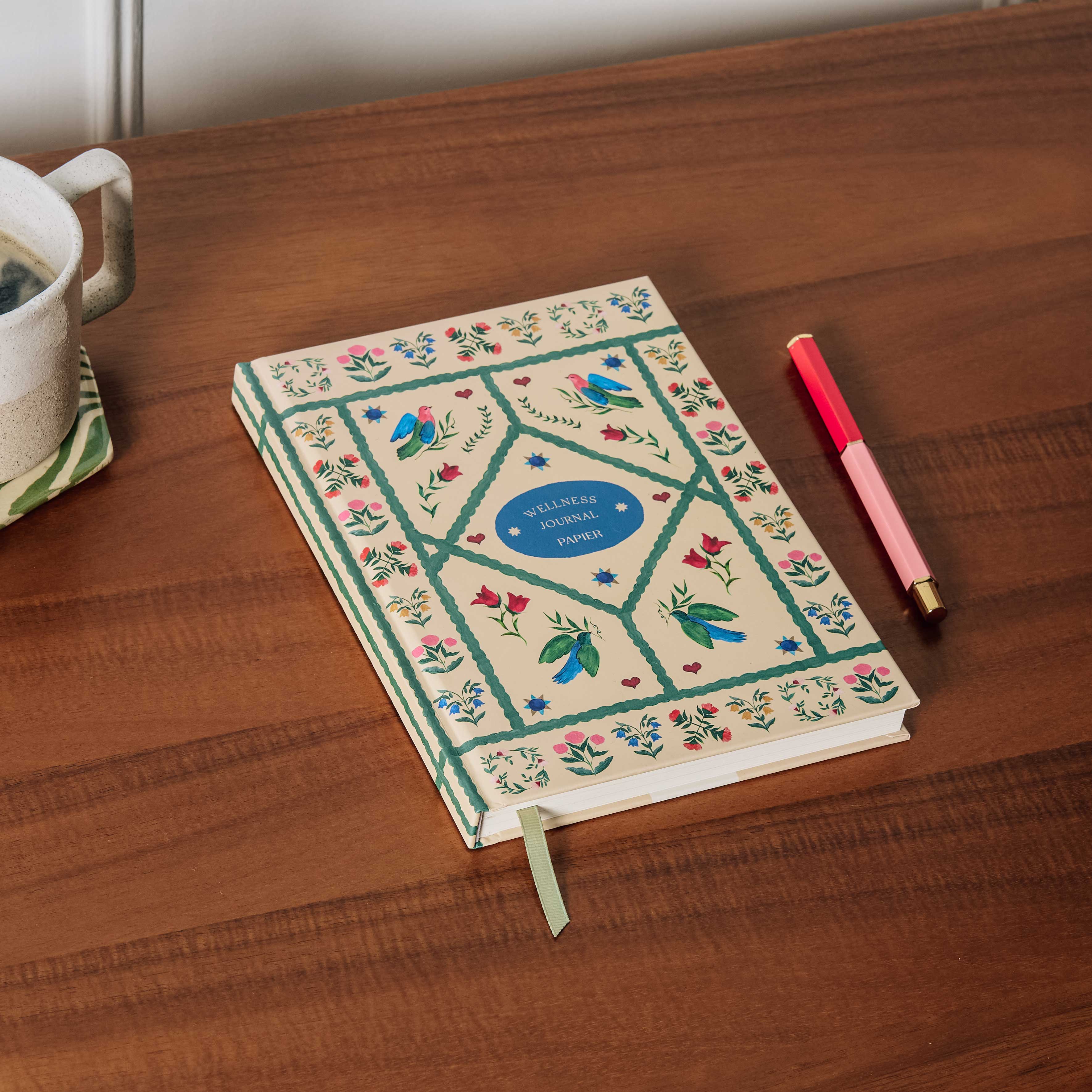 Quilted Daydream Wellness Journal Notebooks + Journals