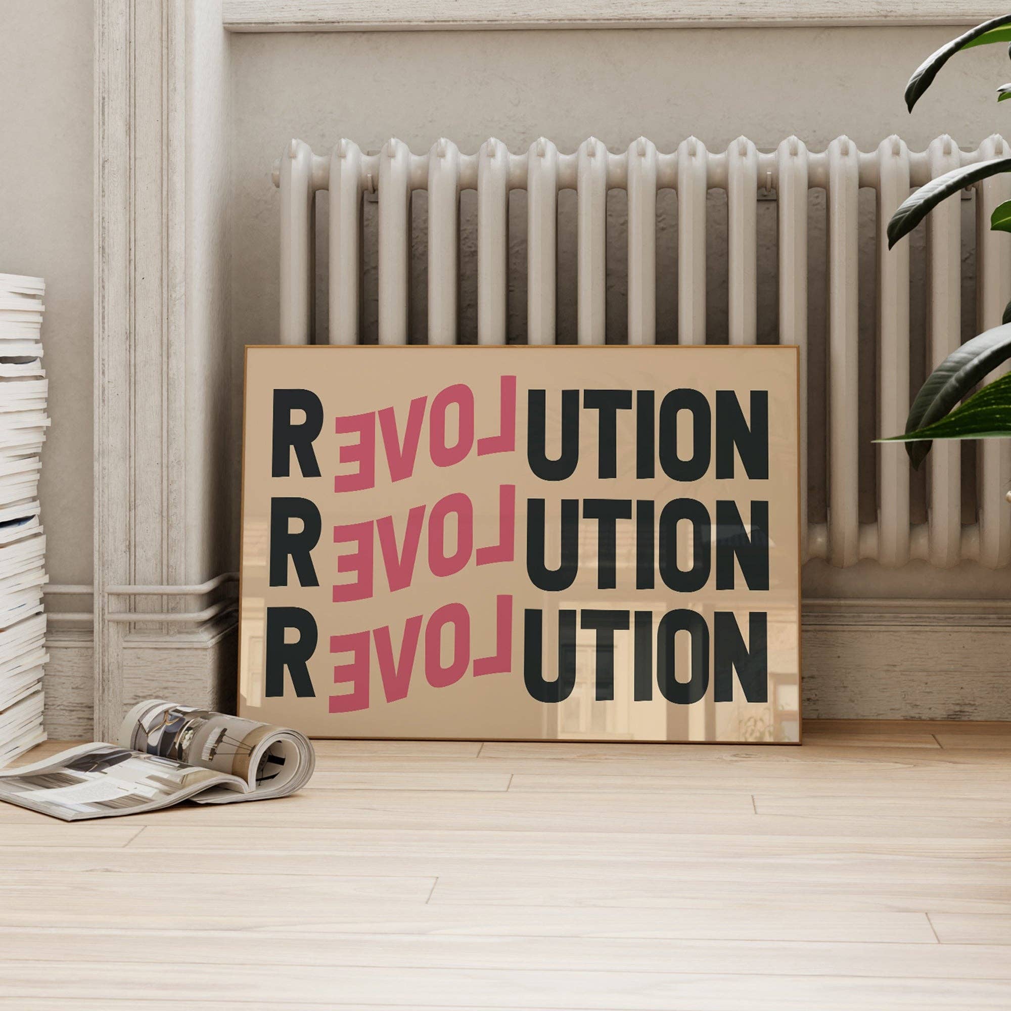 Revolution Print Home Decor