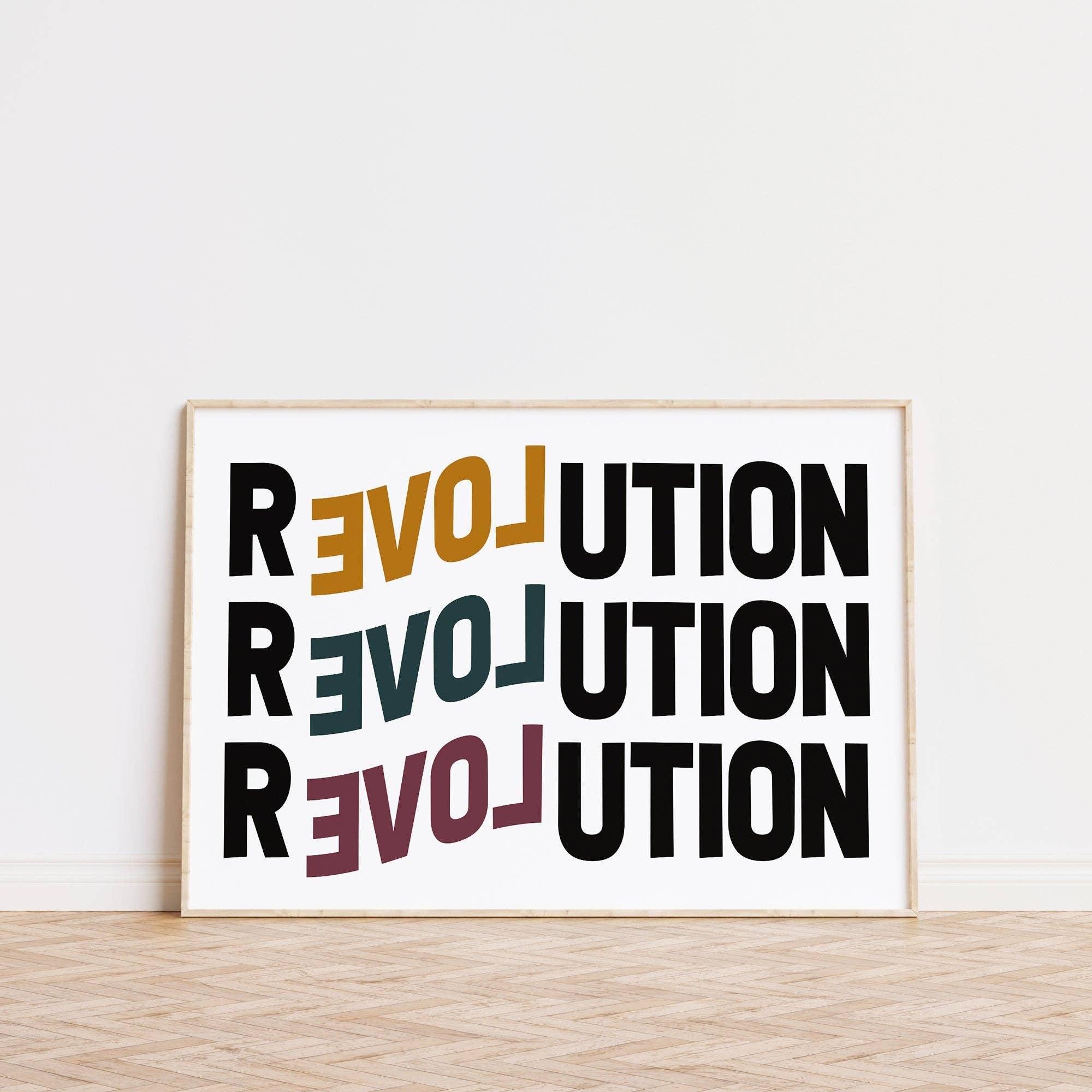 Revolution Print Home Decor