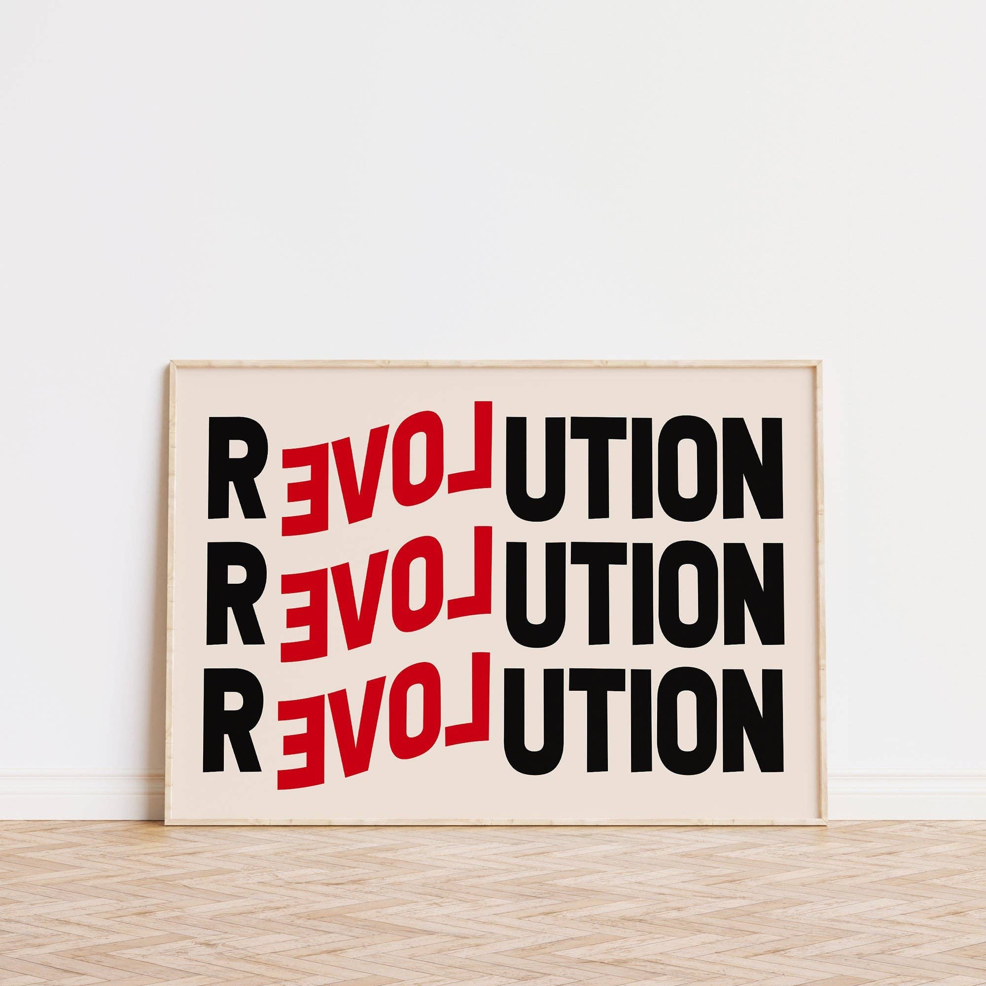 Revolution Print Home Decor