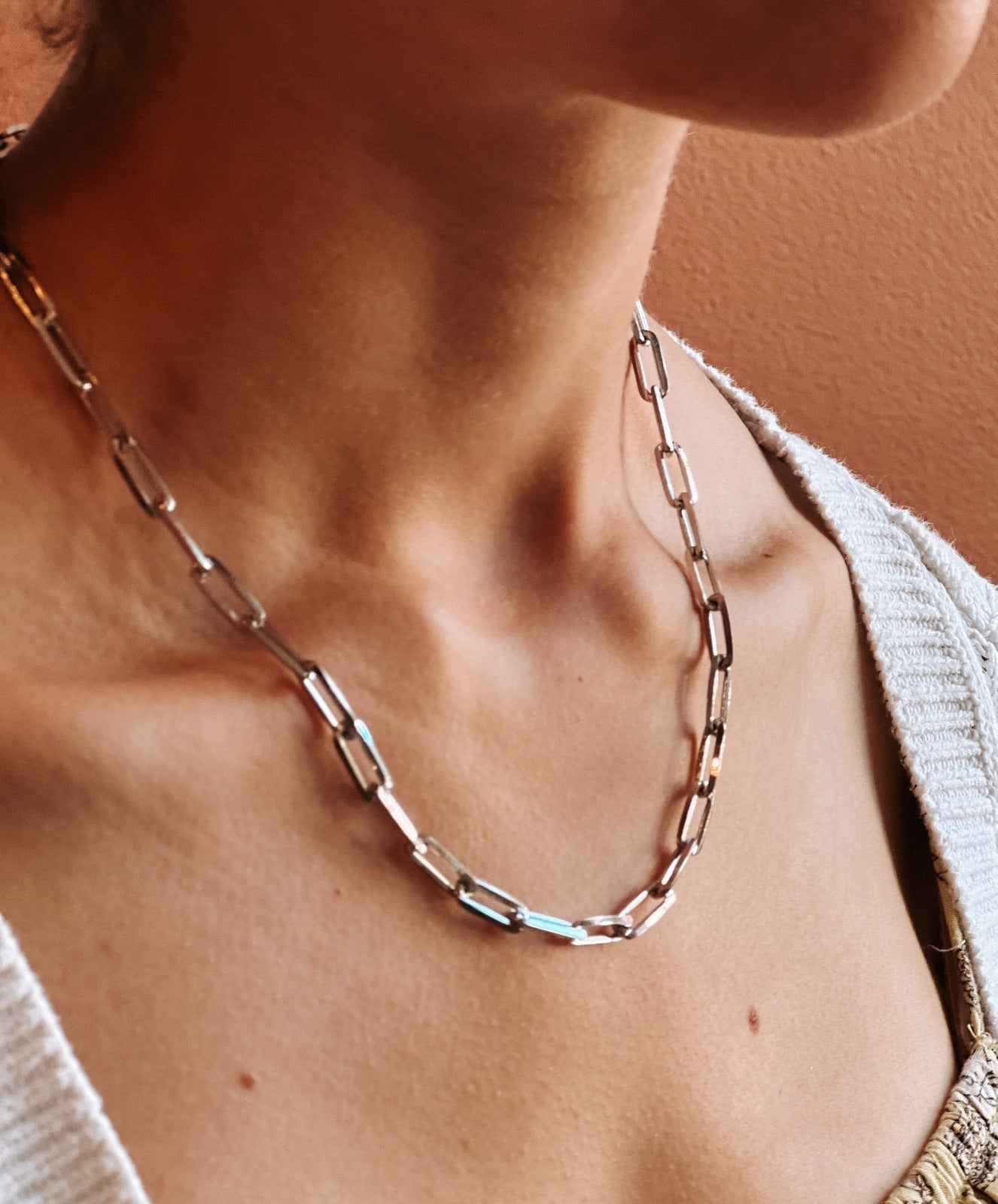 Signature Curb Necklace (Silver) – Fersera