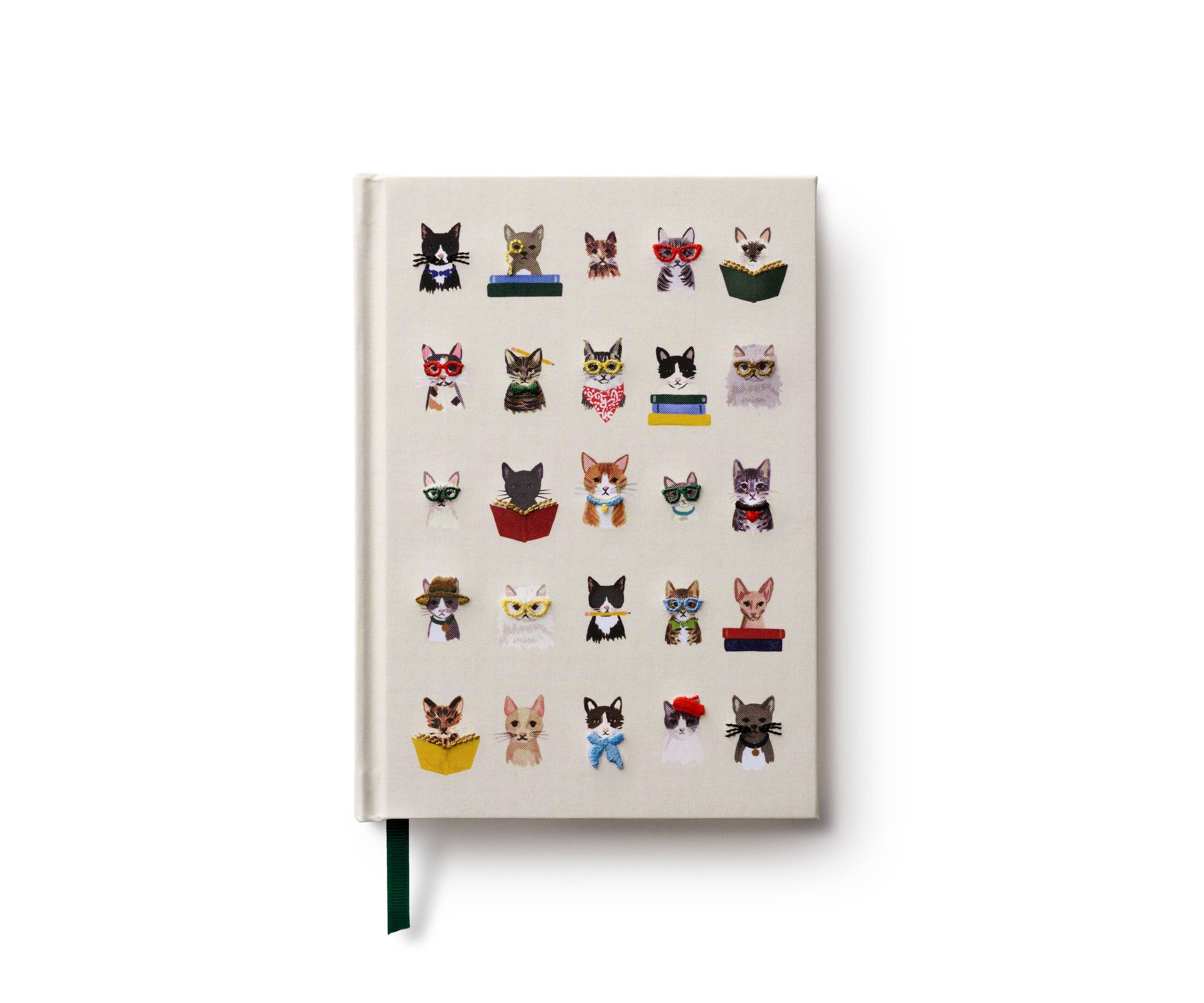 Rifle Paper Co. - Studious Cats Embroidered Journal 