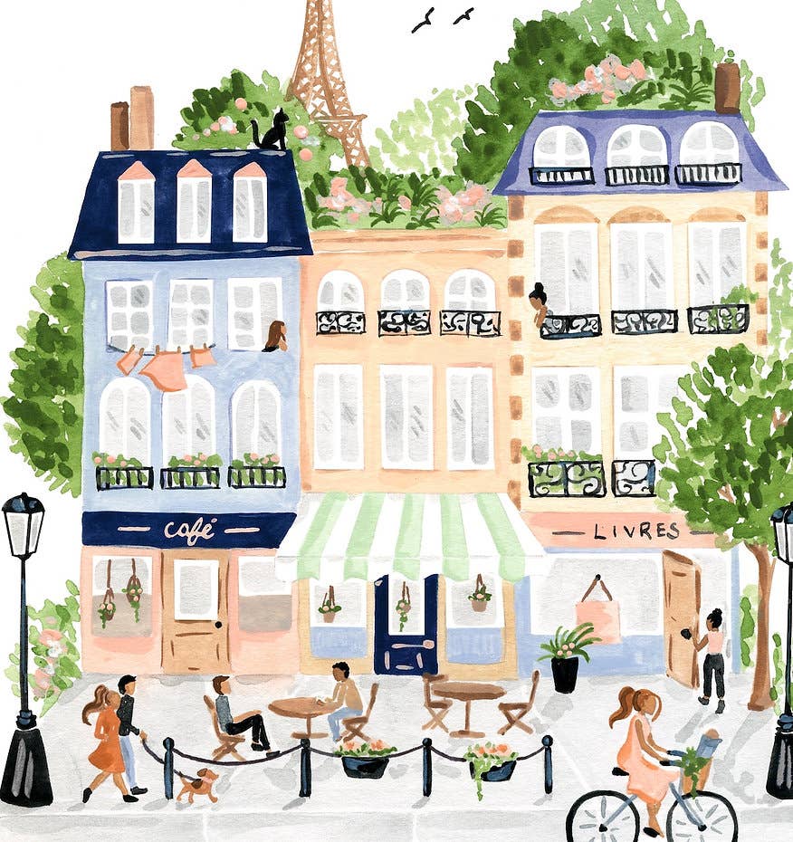 Sabina Fenn - Paris Art Print 