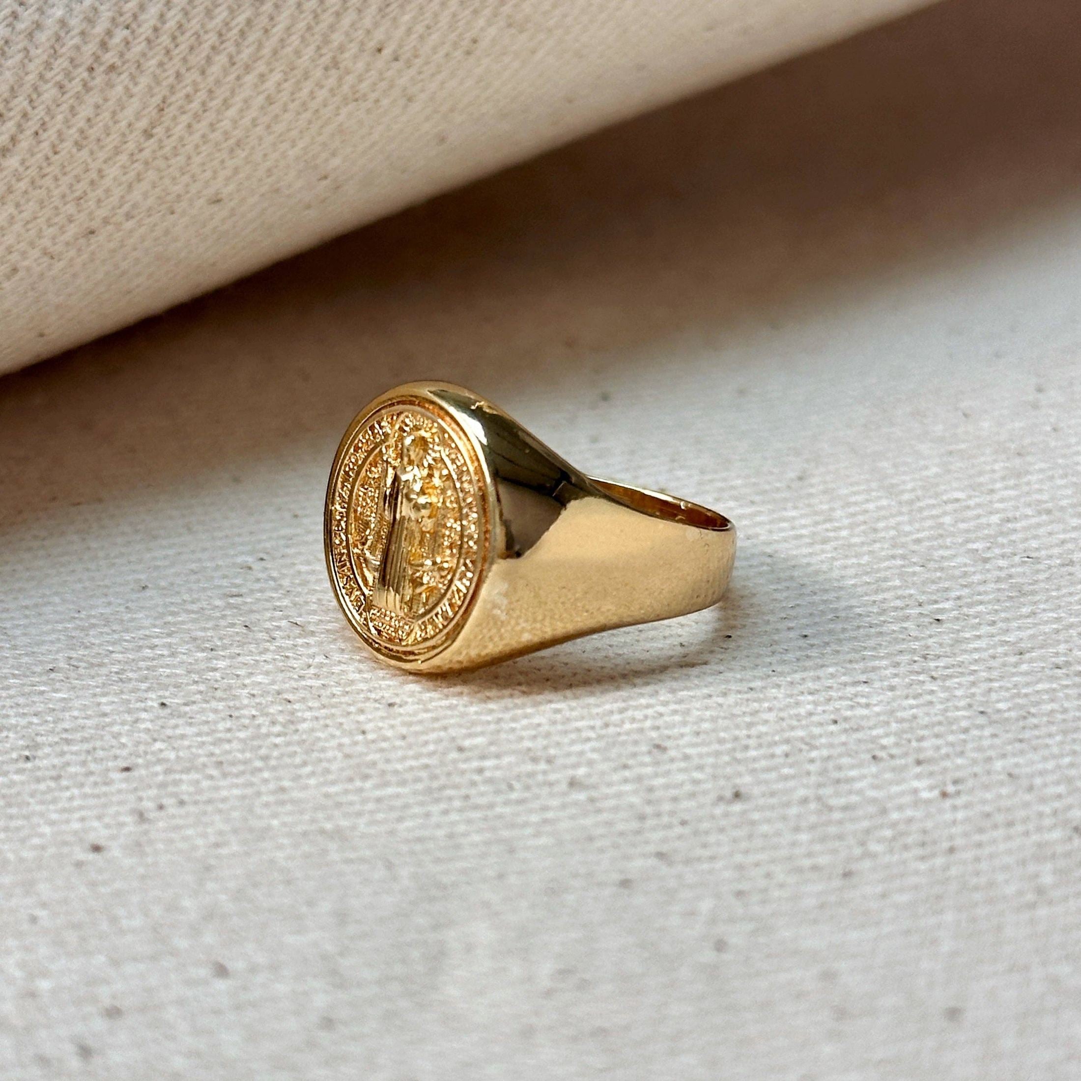 Saint Benedict Signet Ring Rings