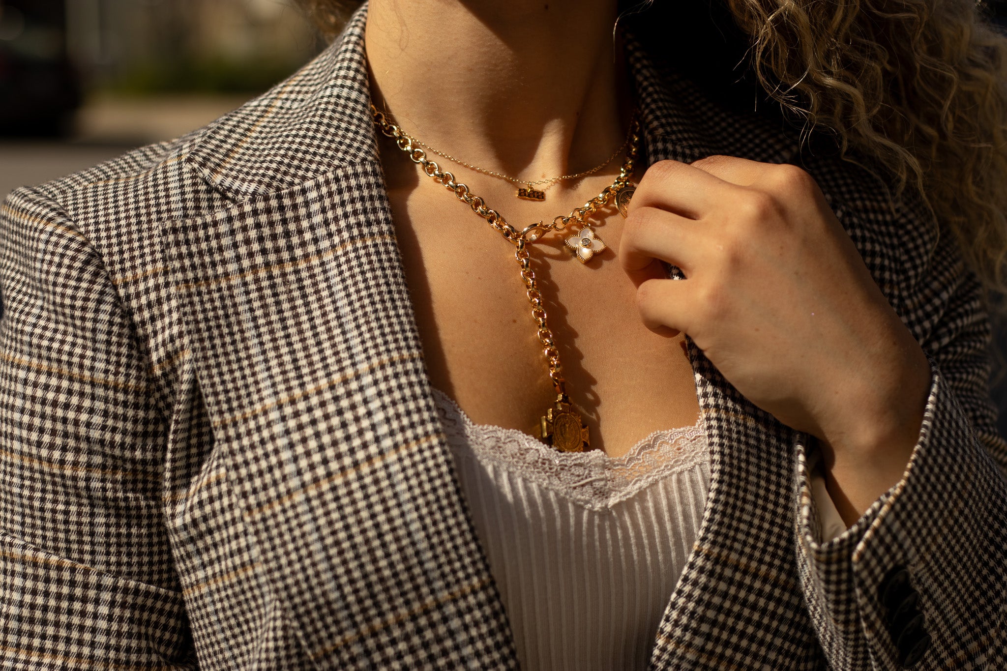 Sanctus Lariat Necklace Necklaces