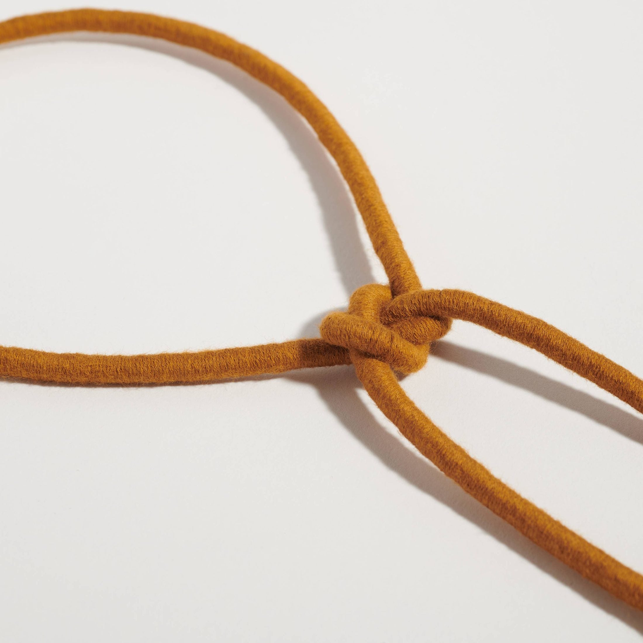 Shoelace Square Knot Bolo Necklaces