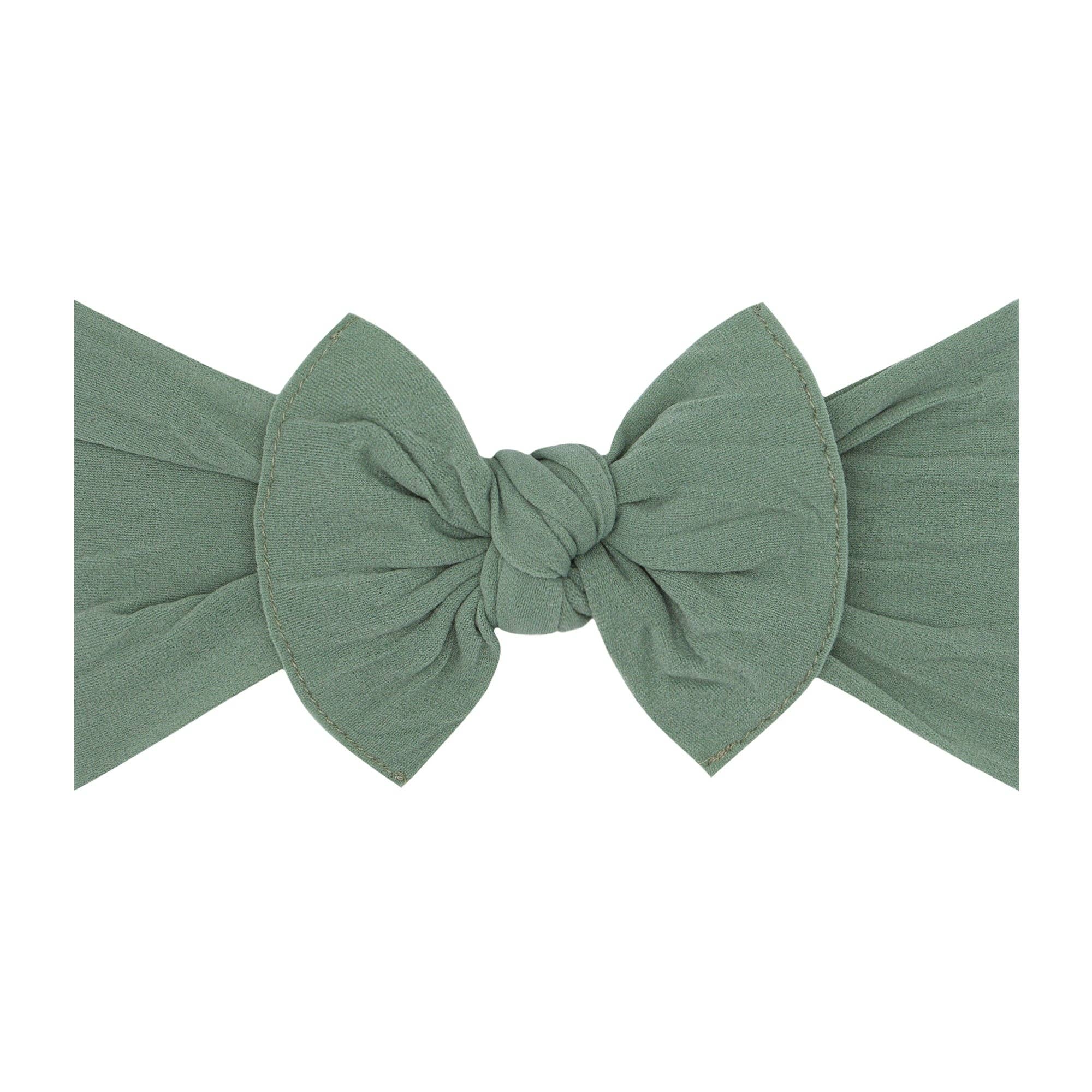 Soft Nylon Baby Headband: Sage Babies + Kids