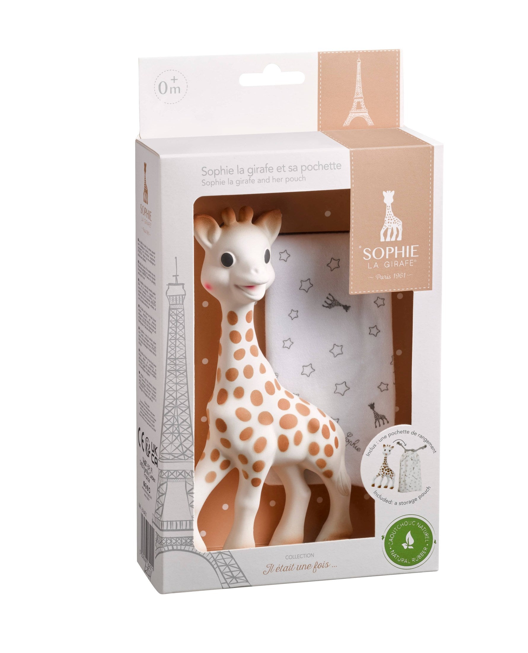 Sophie la Girafe by Calisson Toys. - Sophie la girafe And her pouch 