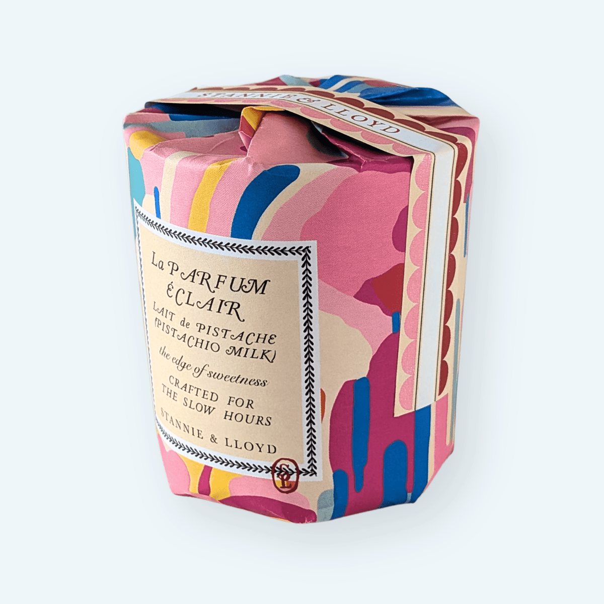 Stannie & Lloyd - Gift Wrap Candle - Happy Abstract 