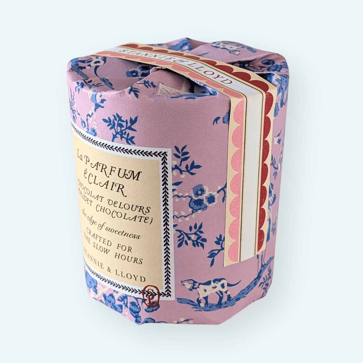 Stannie & Lloyd - Gift Wrap Candle - Modern Toile 