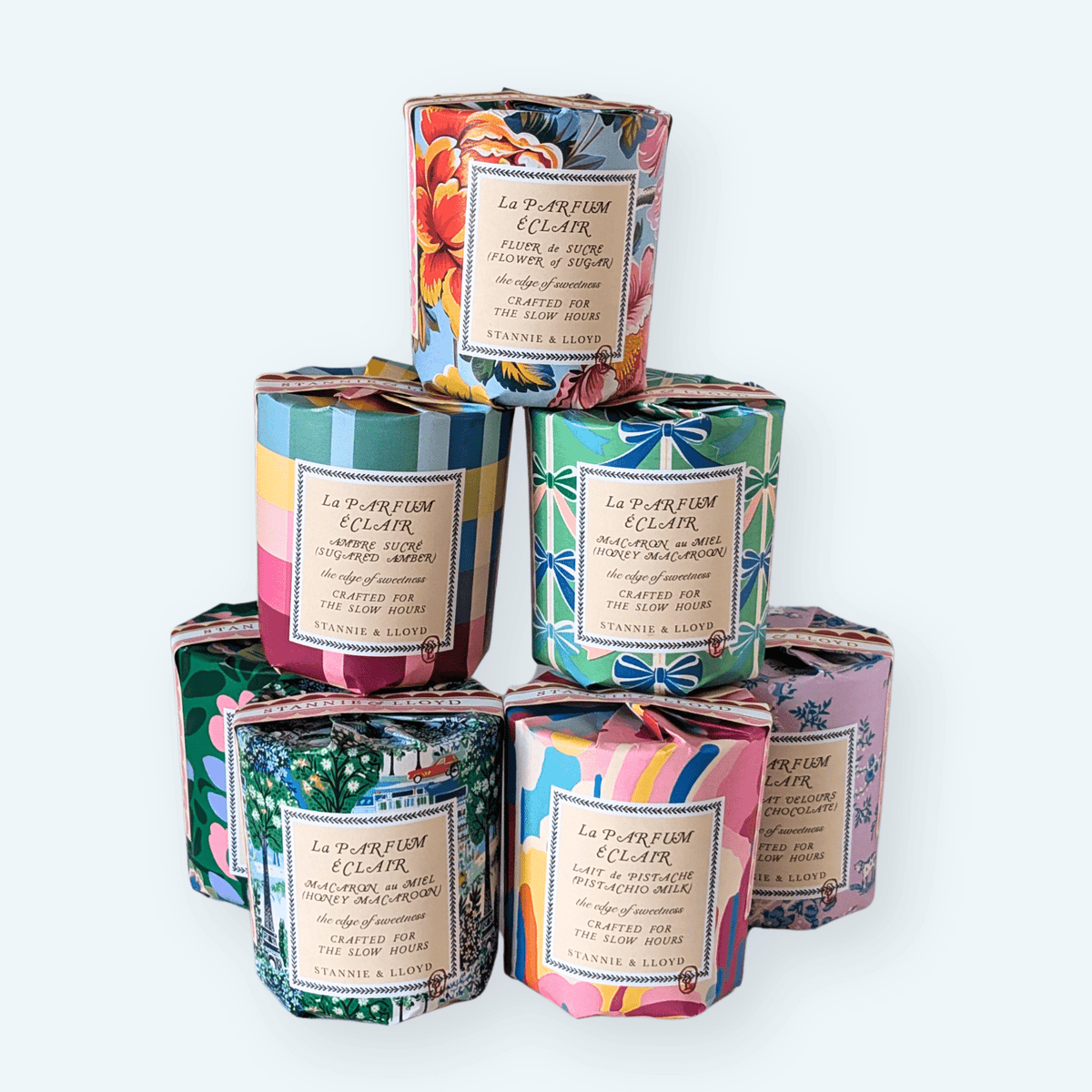 Stannie & Lloyd - Gift Wrap Candle - Modern Toile 