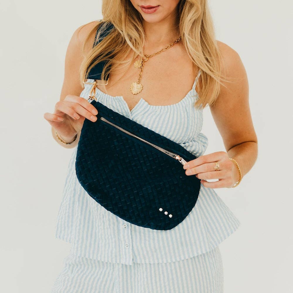 Suede Westlyn Woven Bum Bag Bags + Pouches