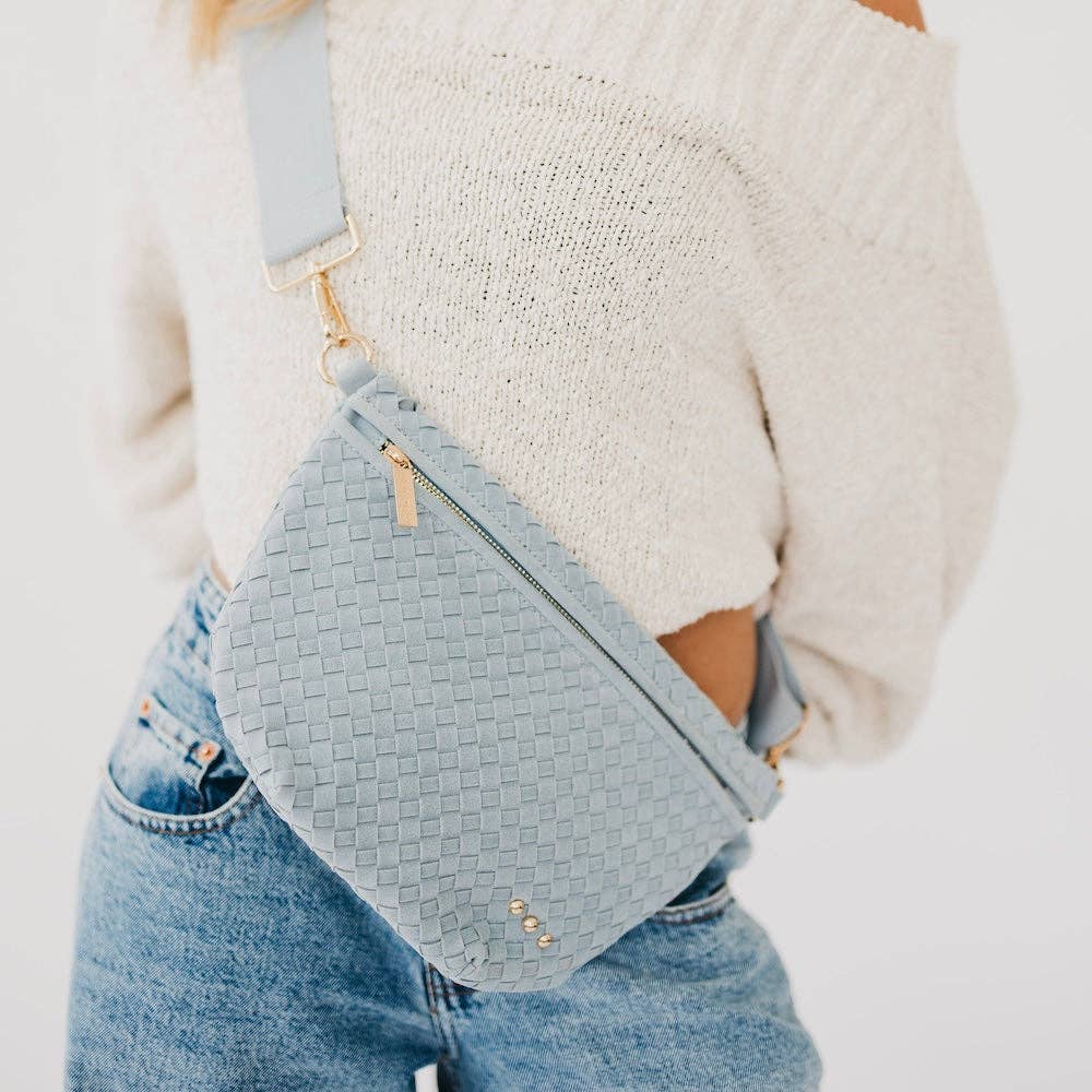 Suede Westlyn Woven Bum Bag Bags + Pouches