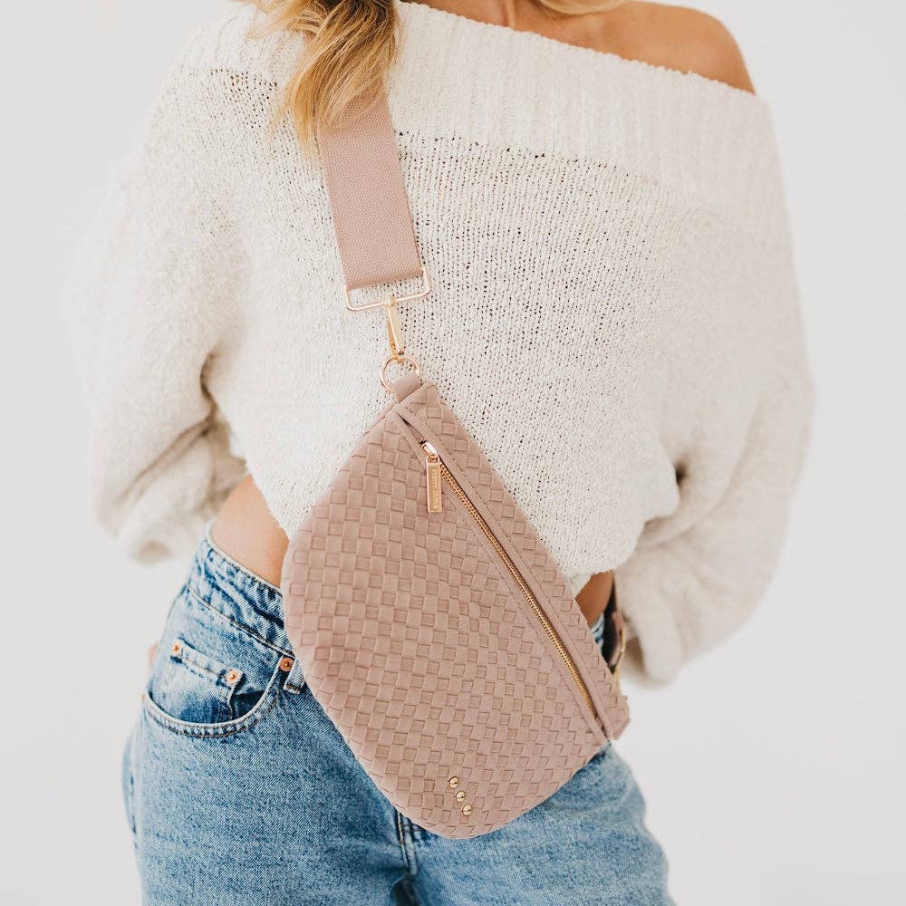 Suede Westlyn Woven Bum Bag Bags + Pouches
