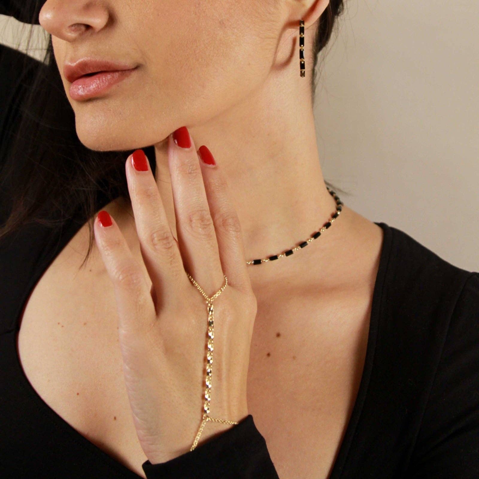 Sunburst Hand Chain Bracelets + Anklets