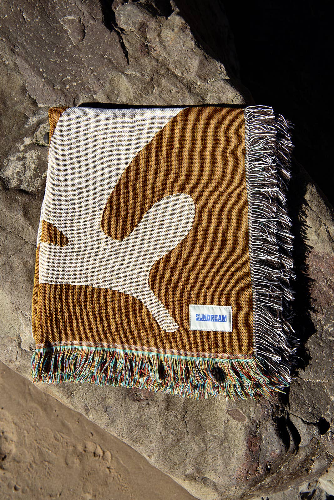 Sundream - Paradise Heritage Woven Throw - Rust - Summer Beach Throw 