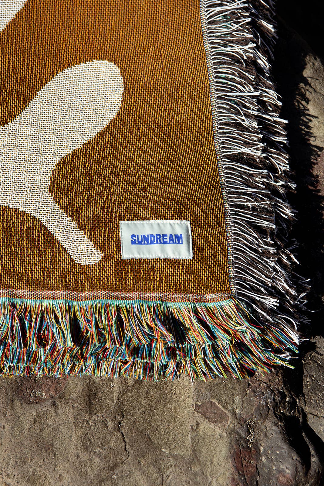 Sundream - Paradise Heritage Woven Throw - Rust - Summer Beach Throw 