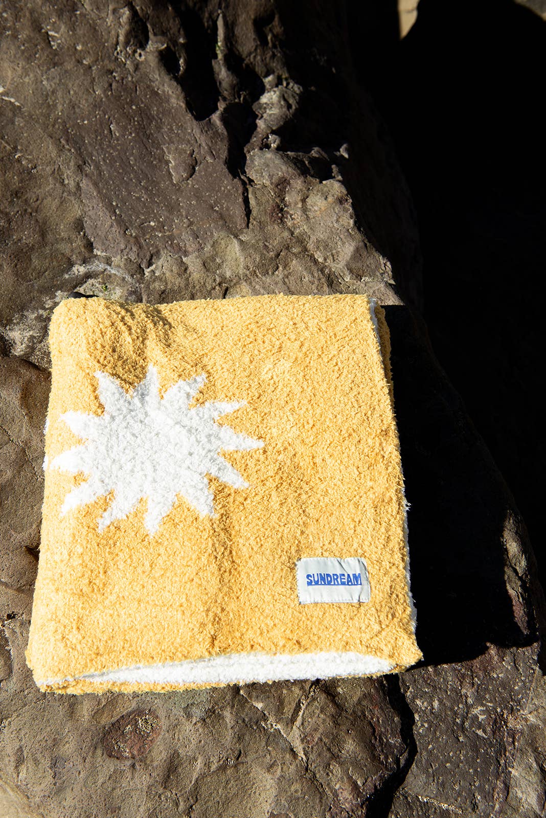 Sundream - Sun Plush Throw - Marigold Yellow 