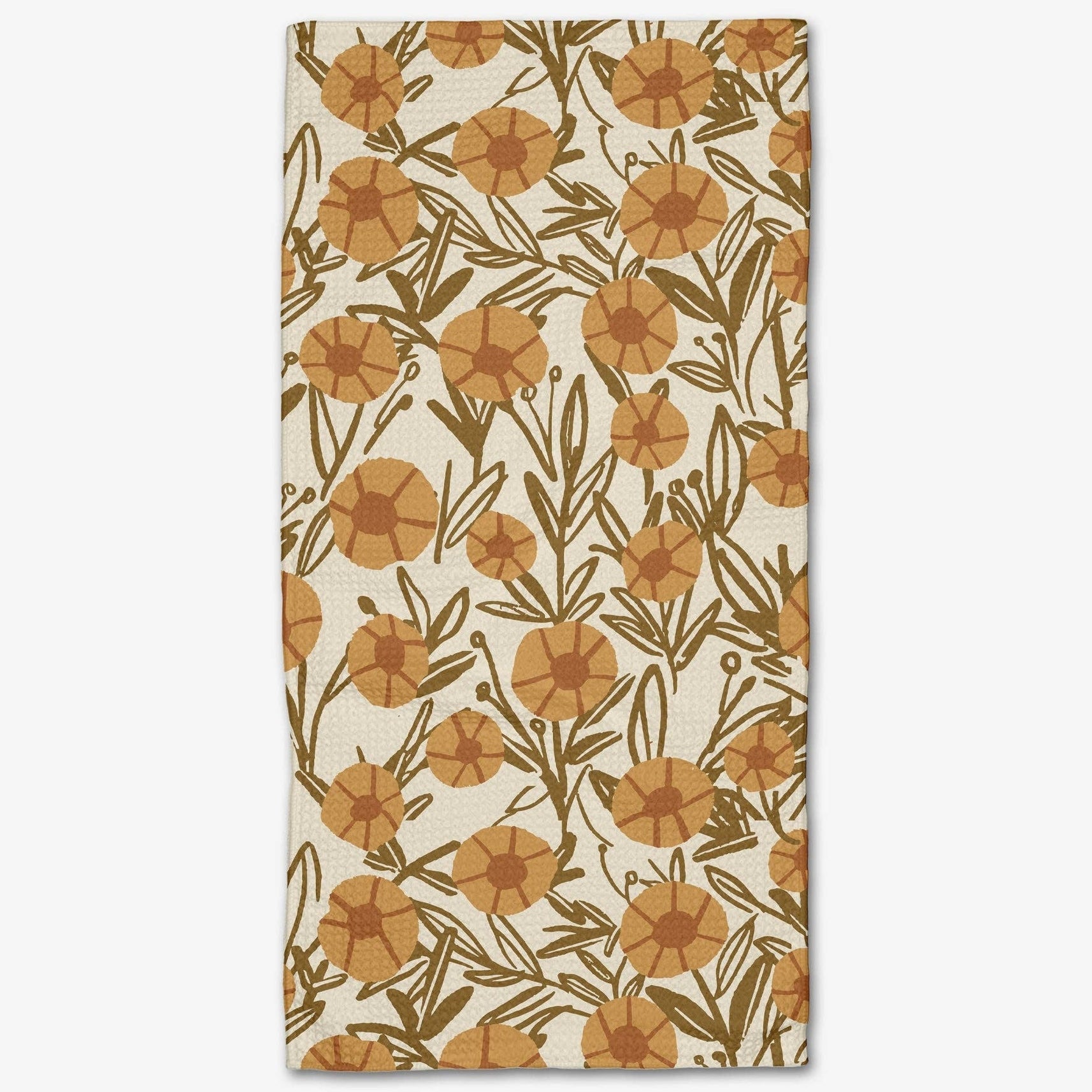 Sunflower Fields Bar Towel Kitchen + Drinkware