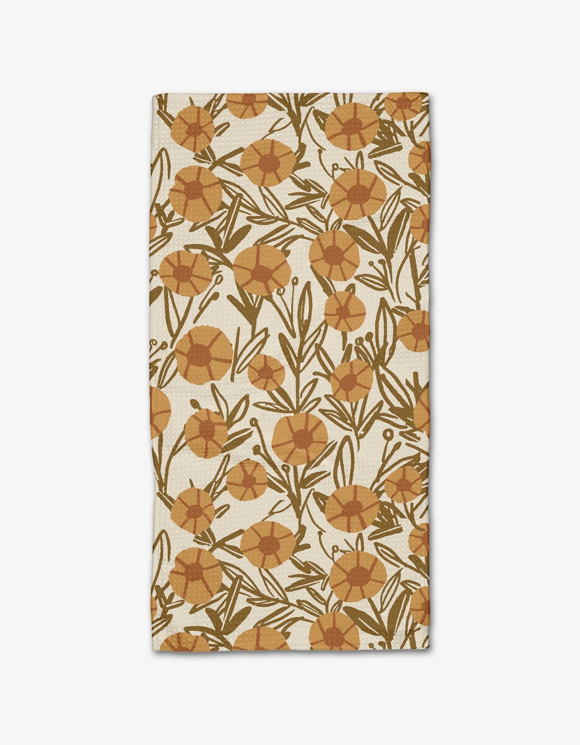 Sunflower Fields Bar Towel Kitchen + Drinkware