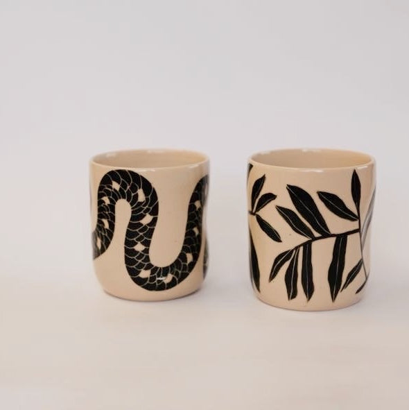 Svona Studios Textured Ceramic Tumblers Kitchen + Drinkware