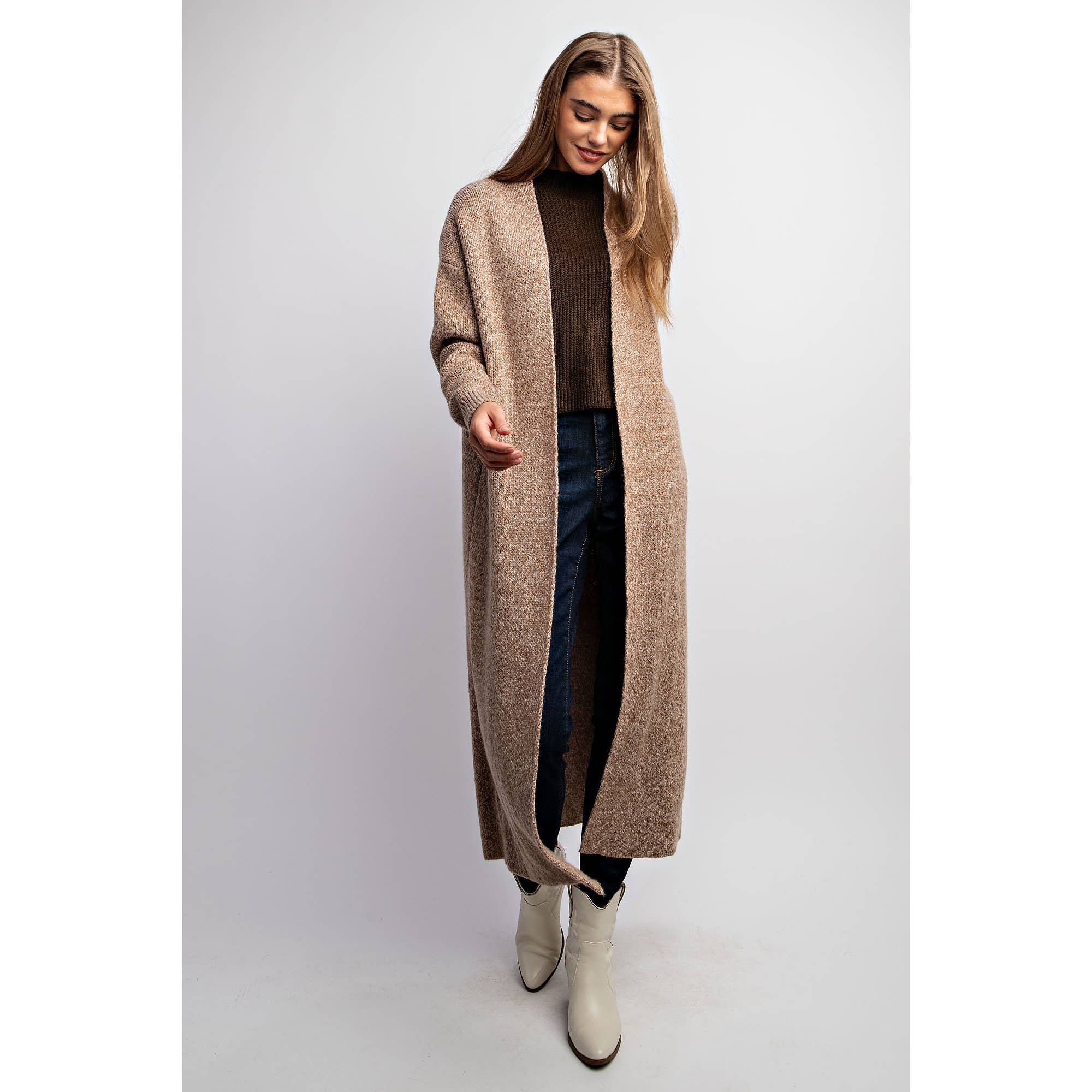 Sweet Generis - CLASSIC LONG COZY SWEATER COAT 