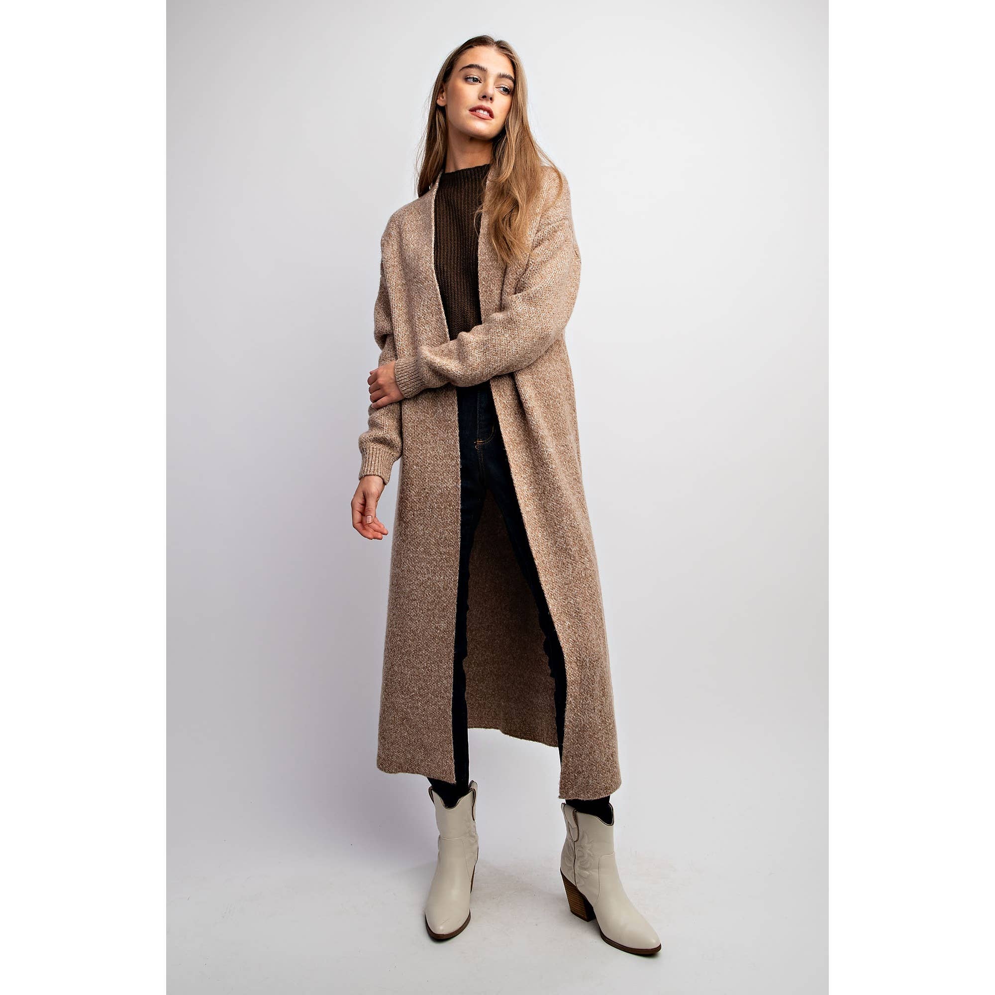 Sweet Generis - CLASSIC LONG COZY SWEATER COAT 