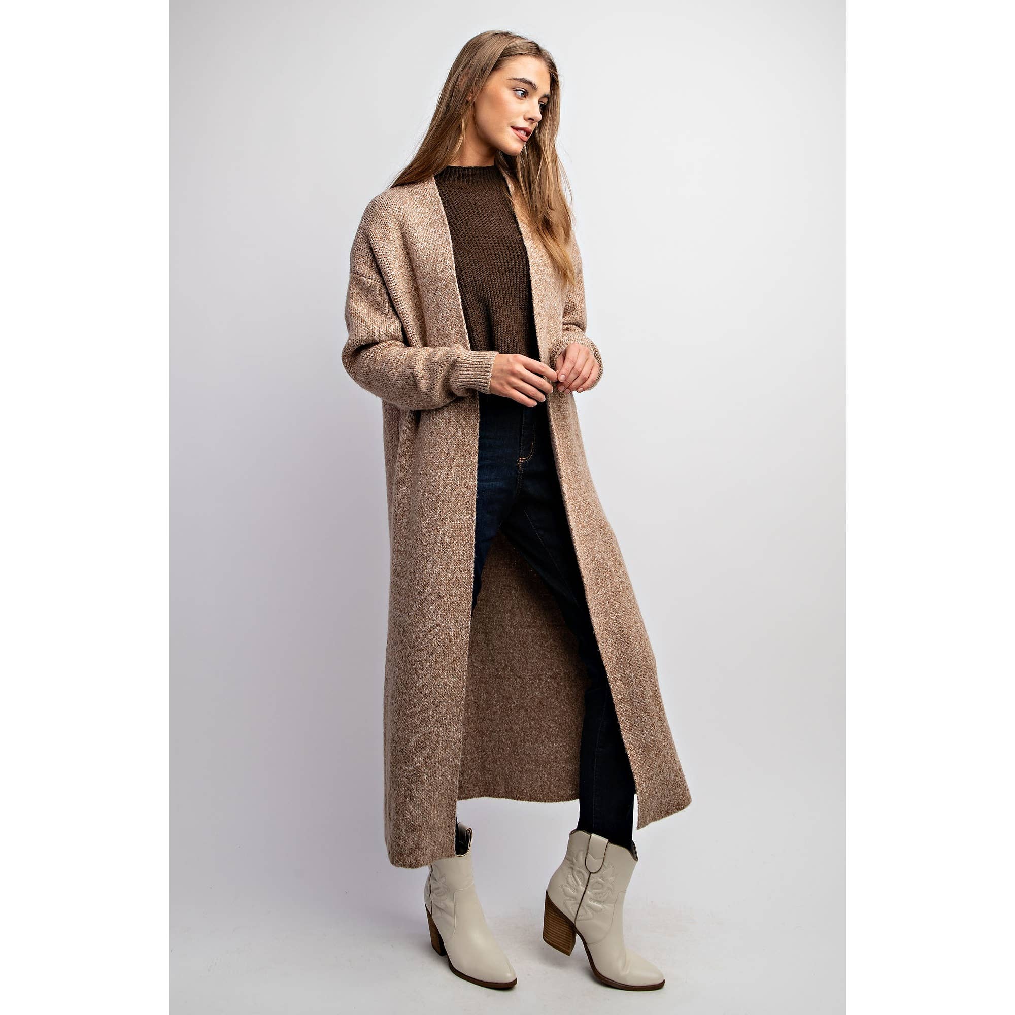 Sweet Generis - CLASSIC LONG COZY SWEATER COAT 