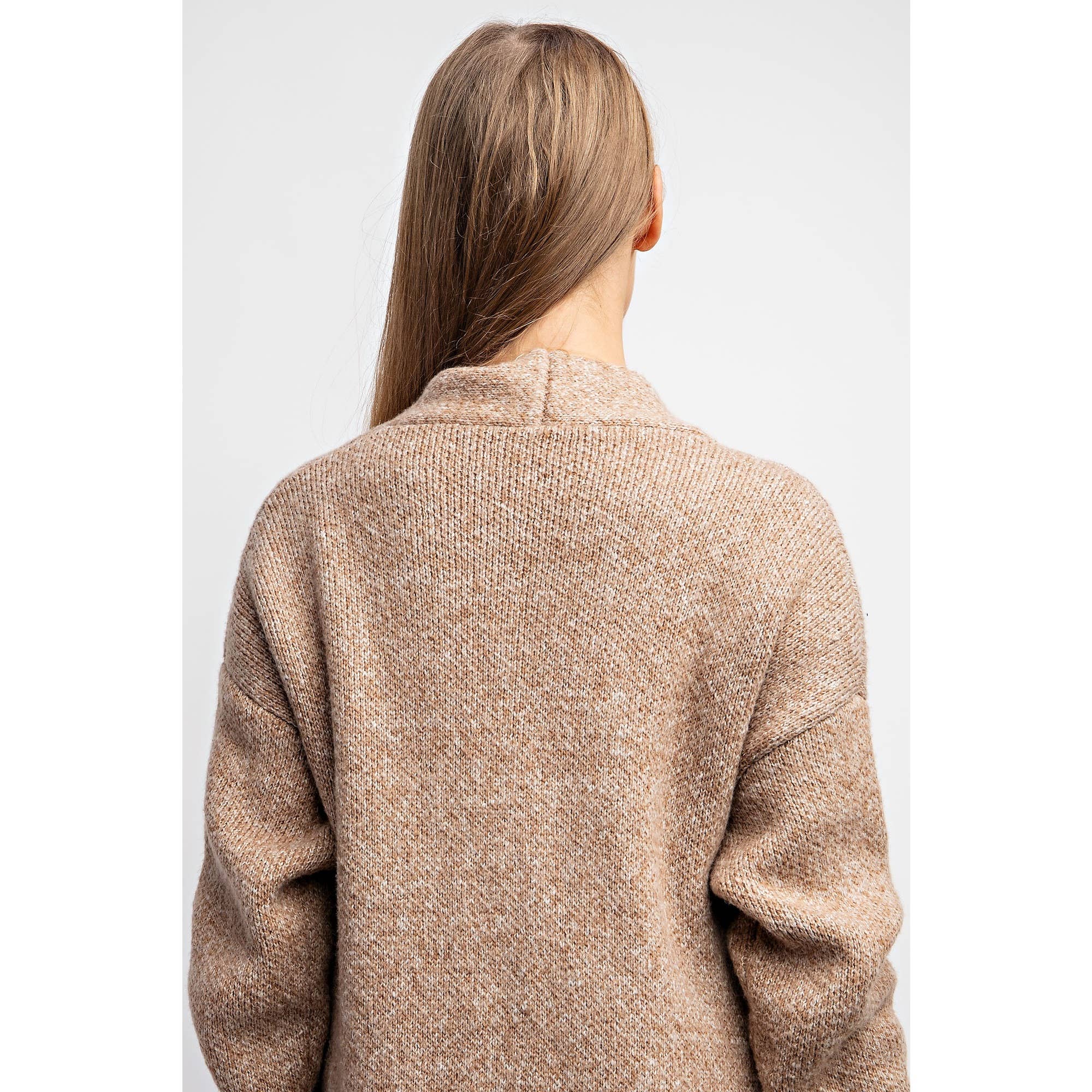 Sweet Generis - CLASSIC LONG COZY SWEATER COAT 