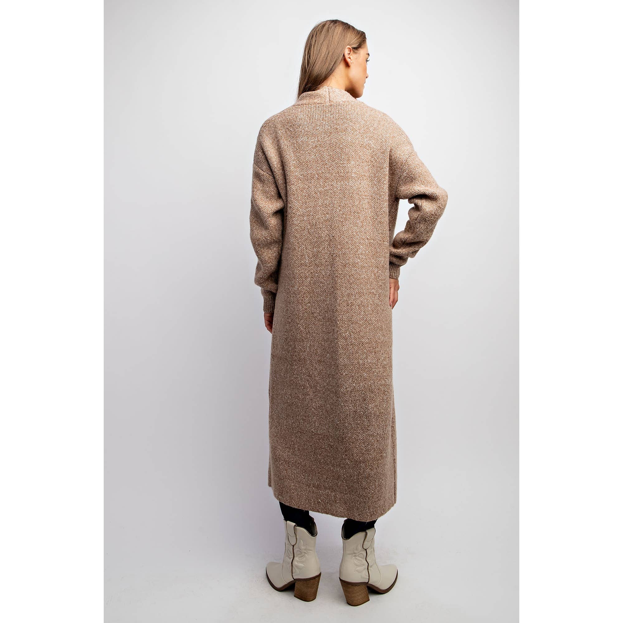 Sweet Generis - CLASSIC LONG COZY SWEATER COAT 