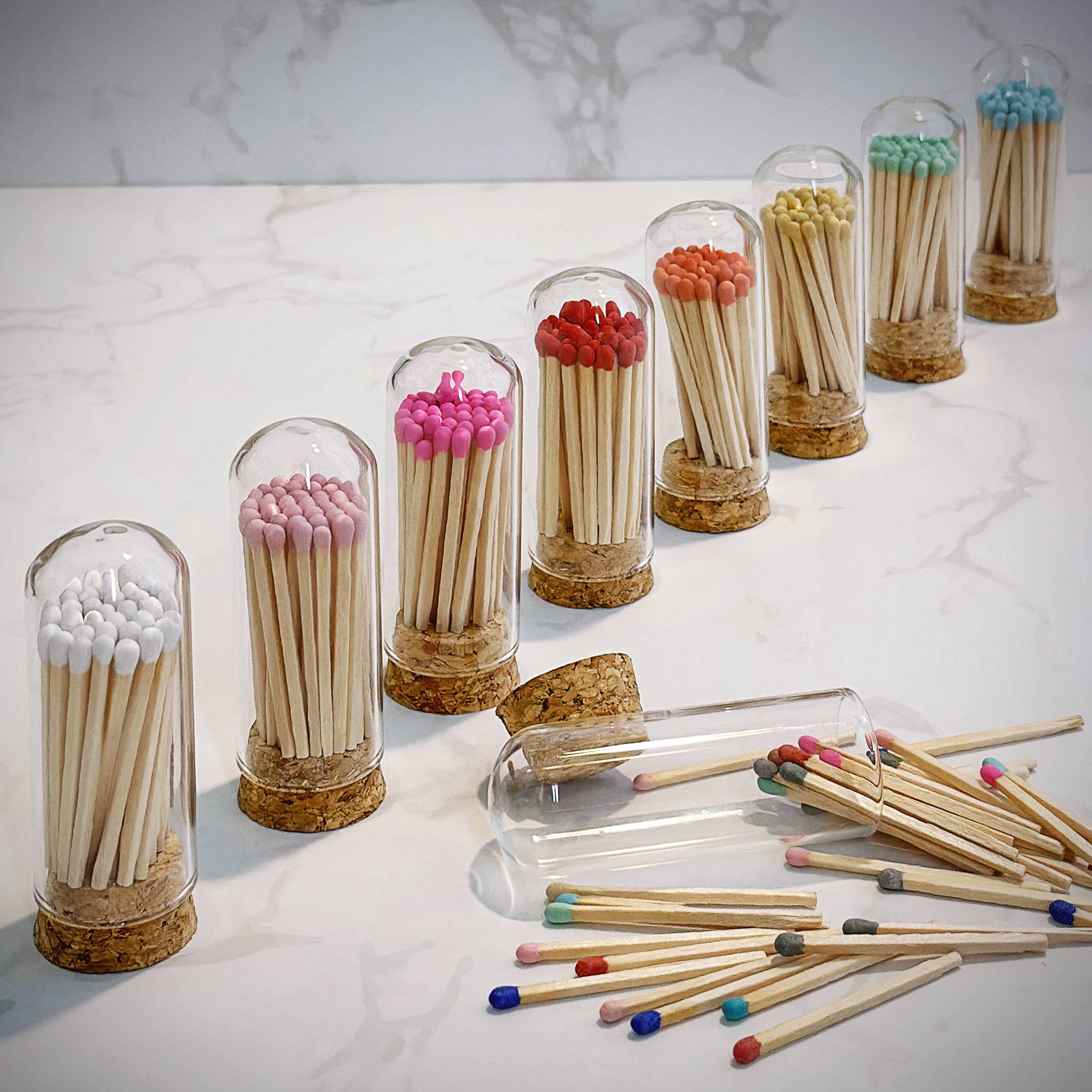 Thankful Greetings - 2" Matches + Mini Cloche - Colors of Your Choice + Strikers 