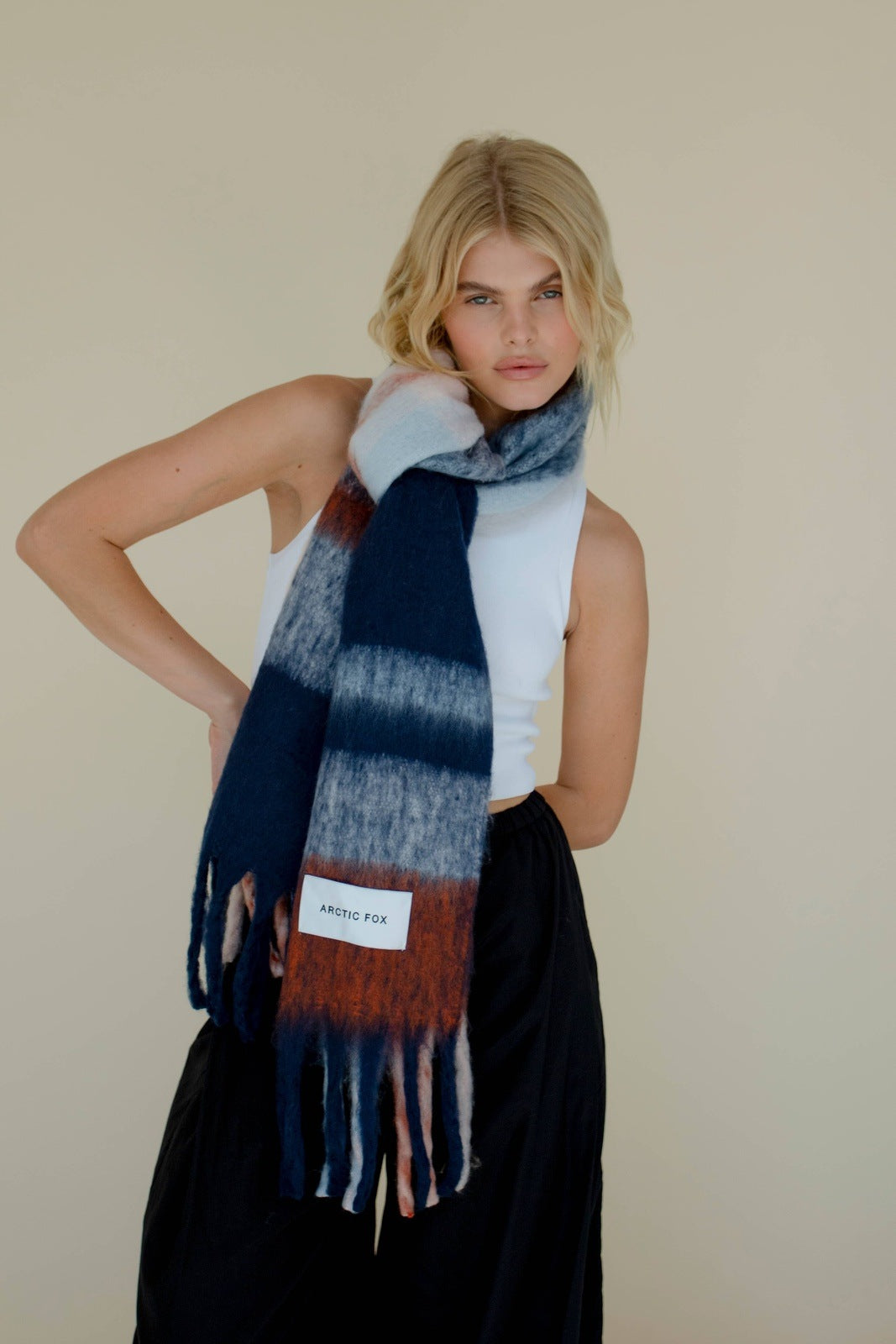 The Stockholm Scarf - 100% Recycled - Winter Lagoon Scarves
