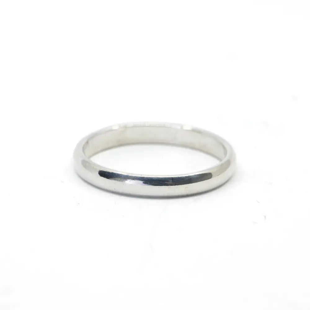 Thick Half Round Ring // Gold + Silver Rings