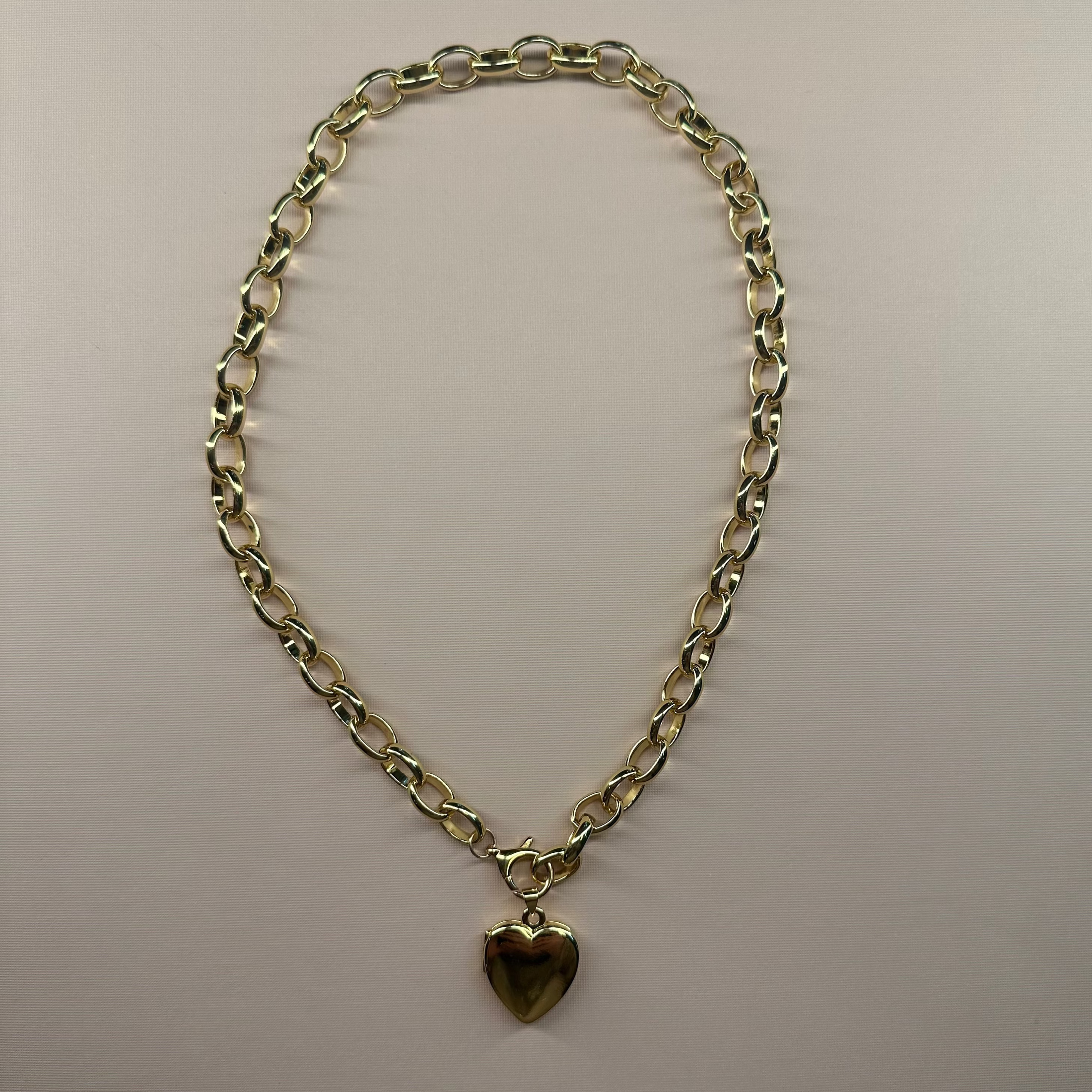 Thick Rolo Chain Necklace Necklaces