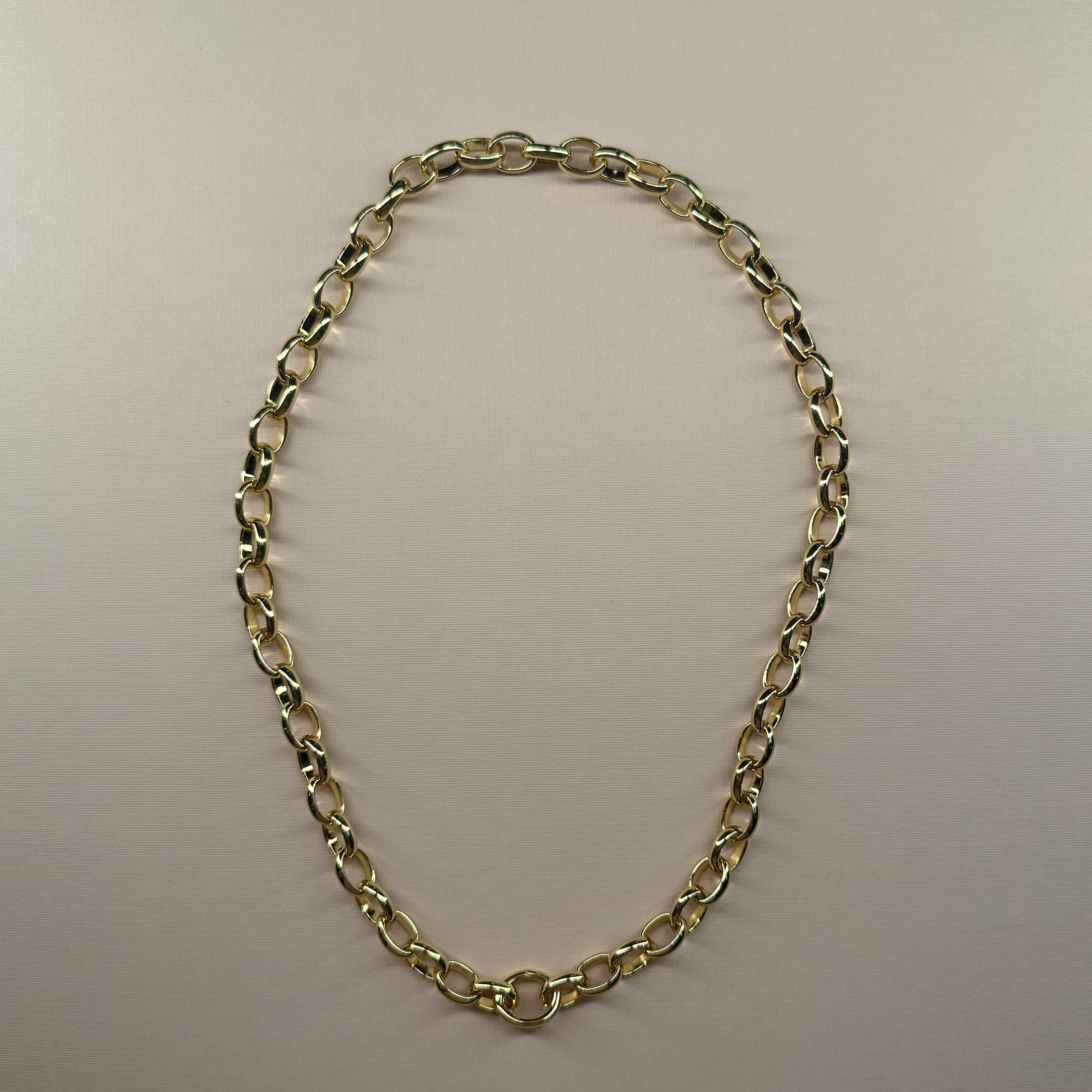 Thick Rolo Chain Necklace Necklaces