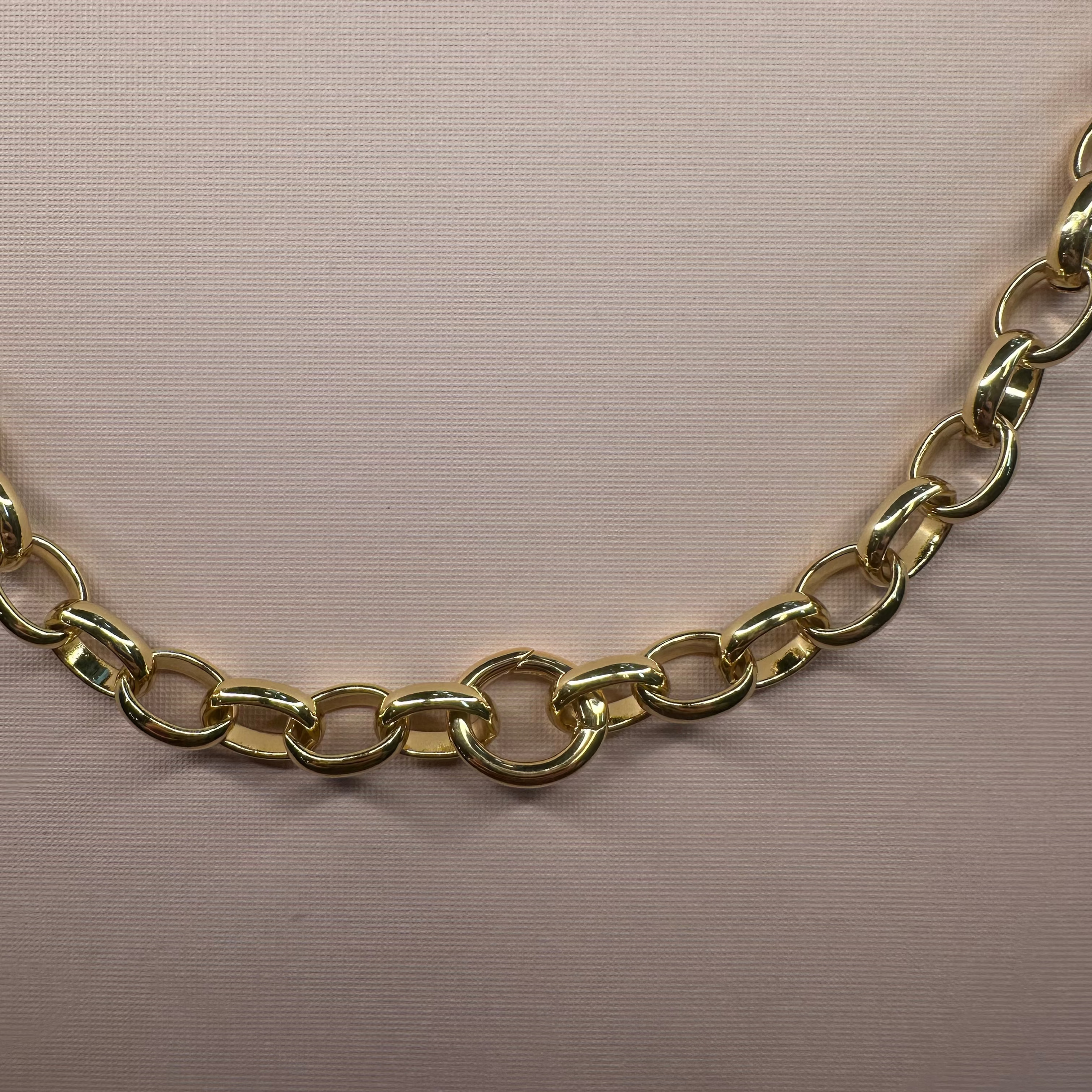 Thick Rolo Chain Necklace Necklaces