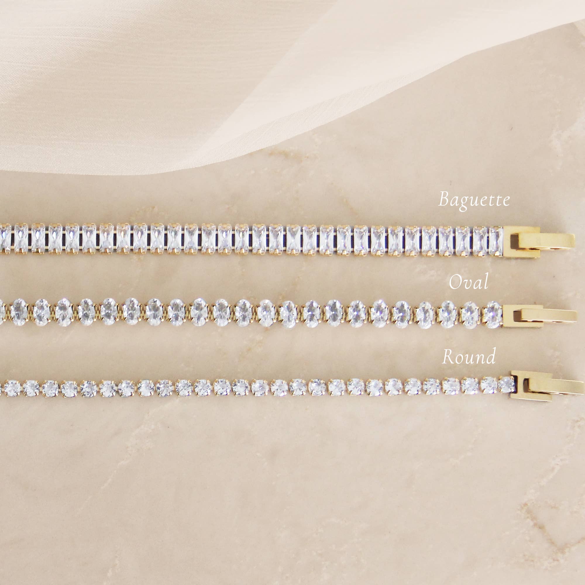 Thick Stella Tennis Bracelet Bracelets + Anklets