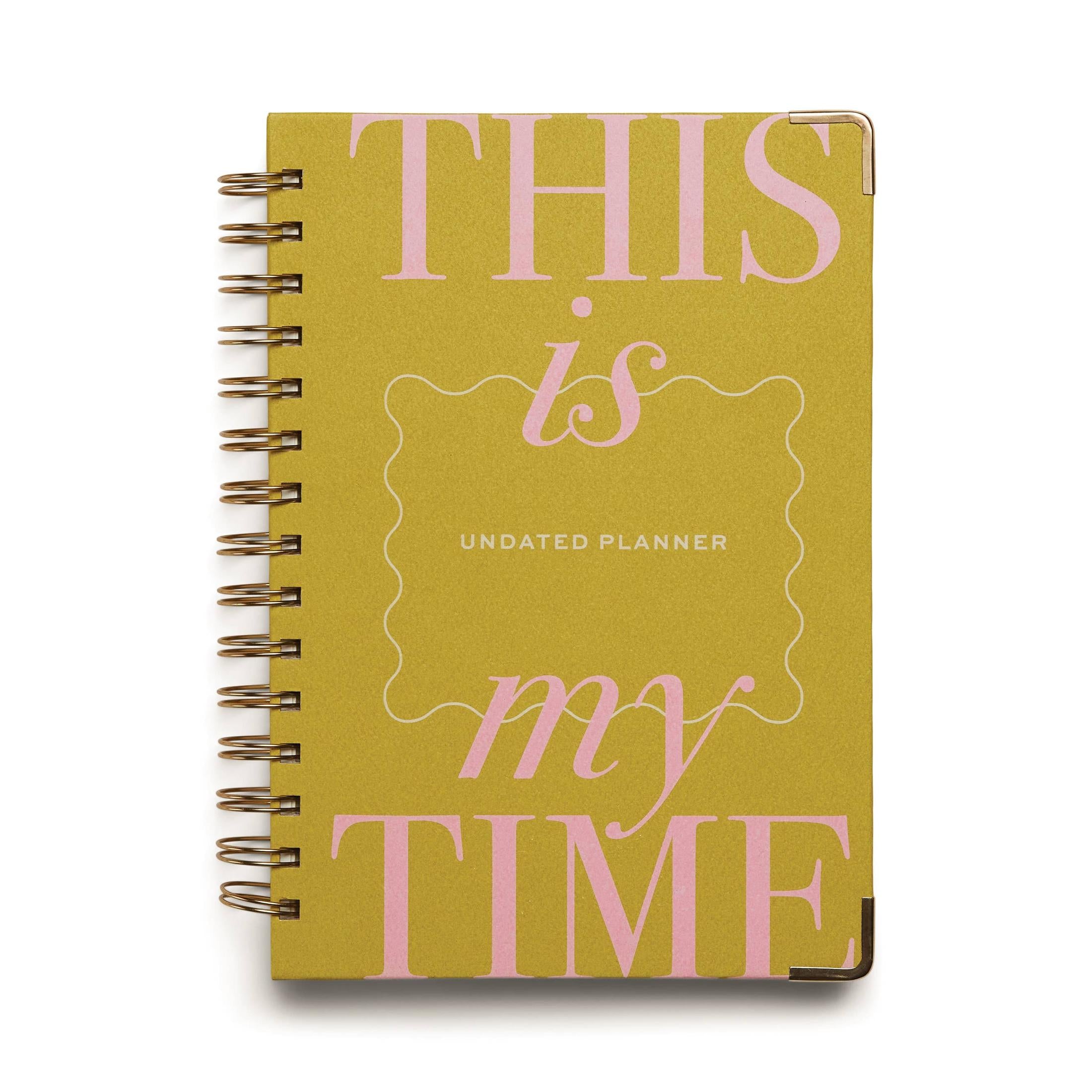 This is My Time- Undated Monthly Planner Notebooks + Journals