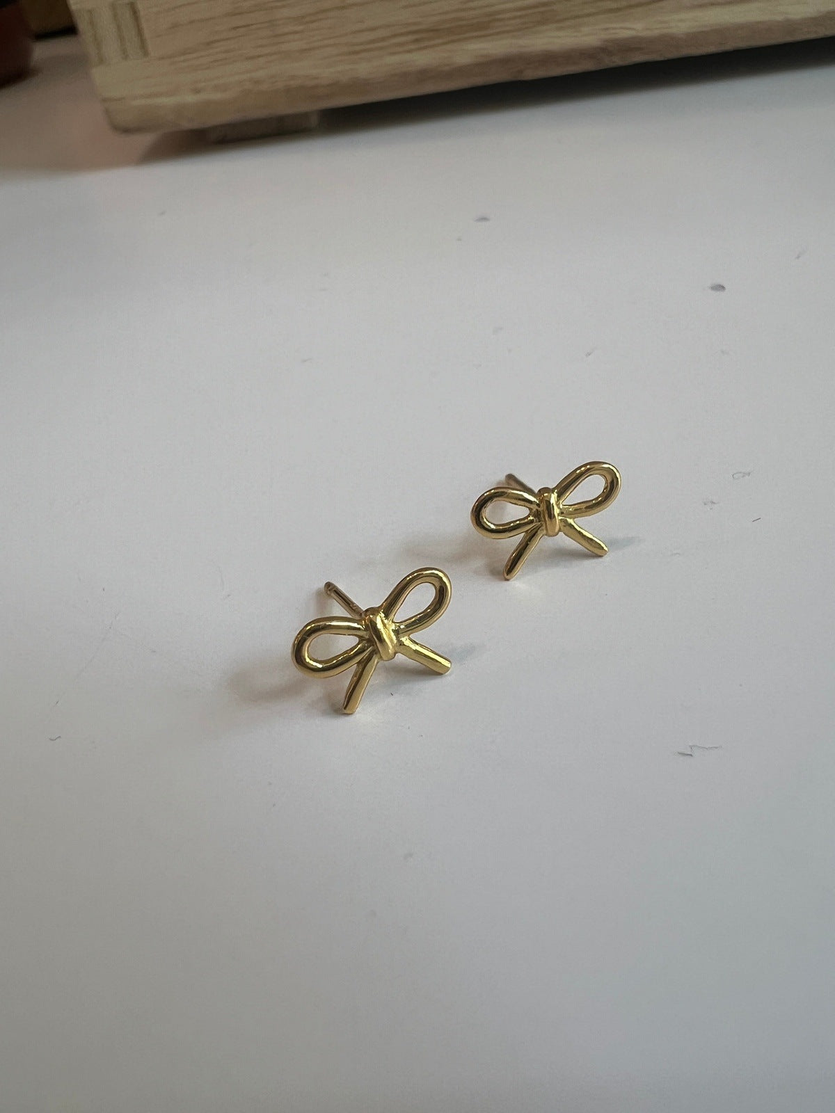 Tiny Bow Stud Earrings Earrings