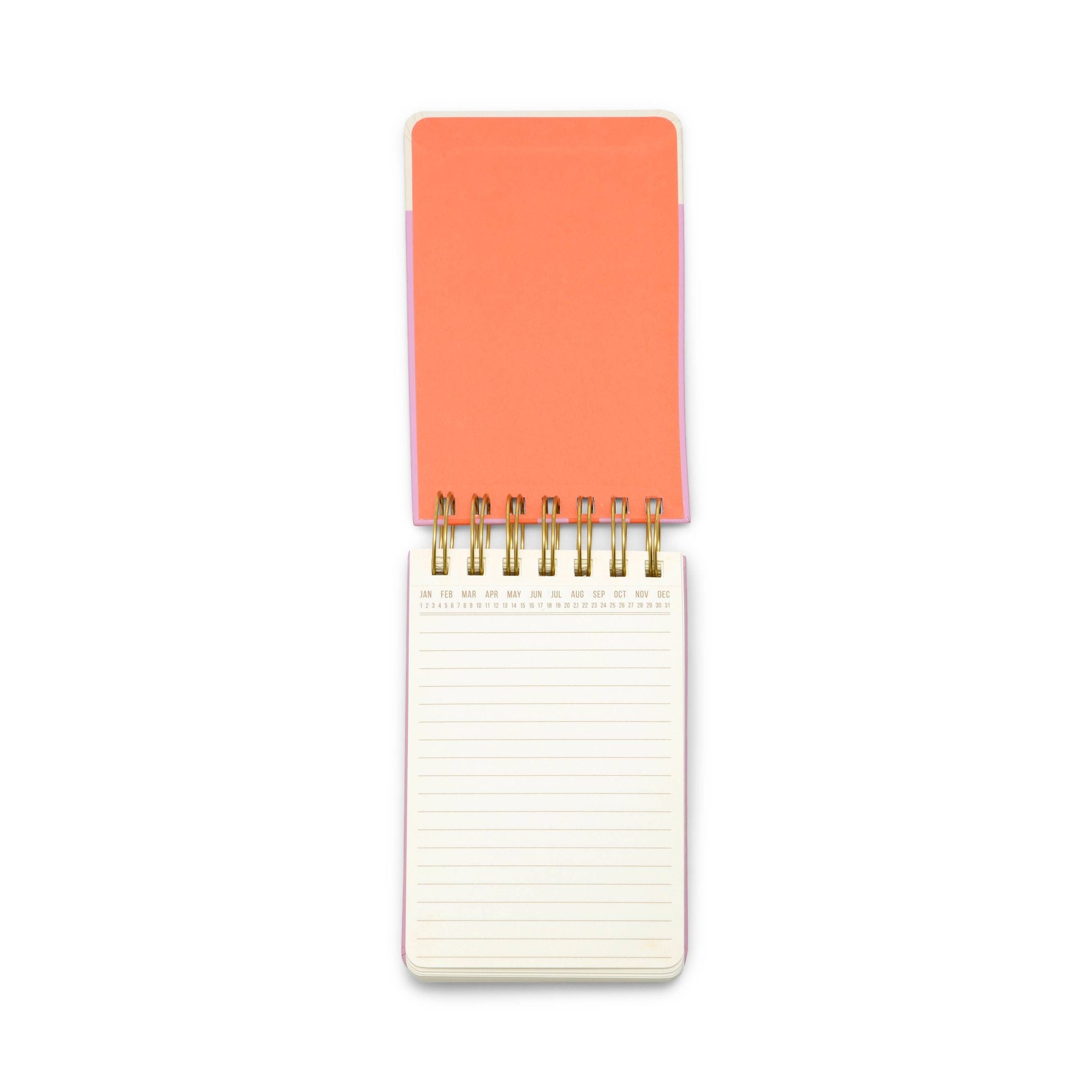 Twin Wire Notepad - Stripes Notebooks + Journals