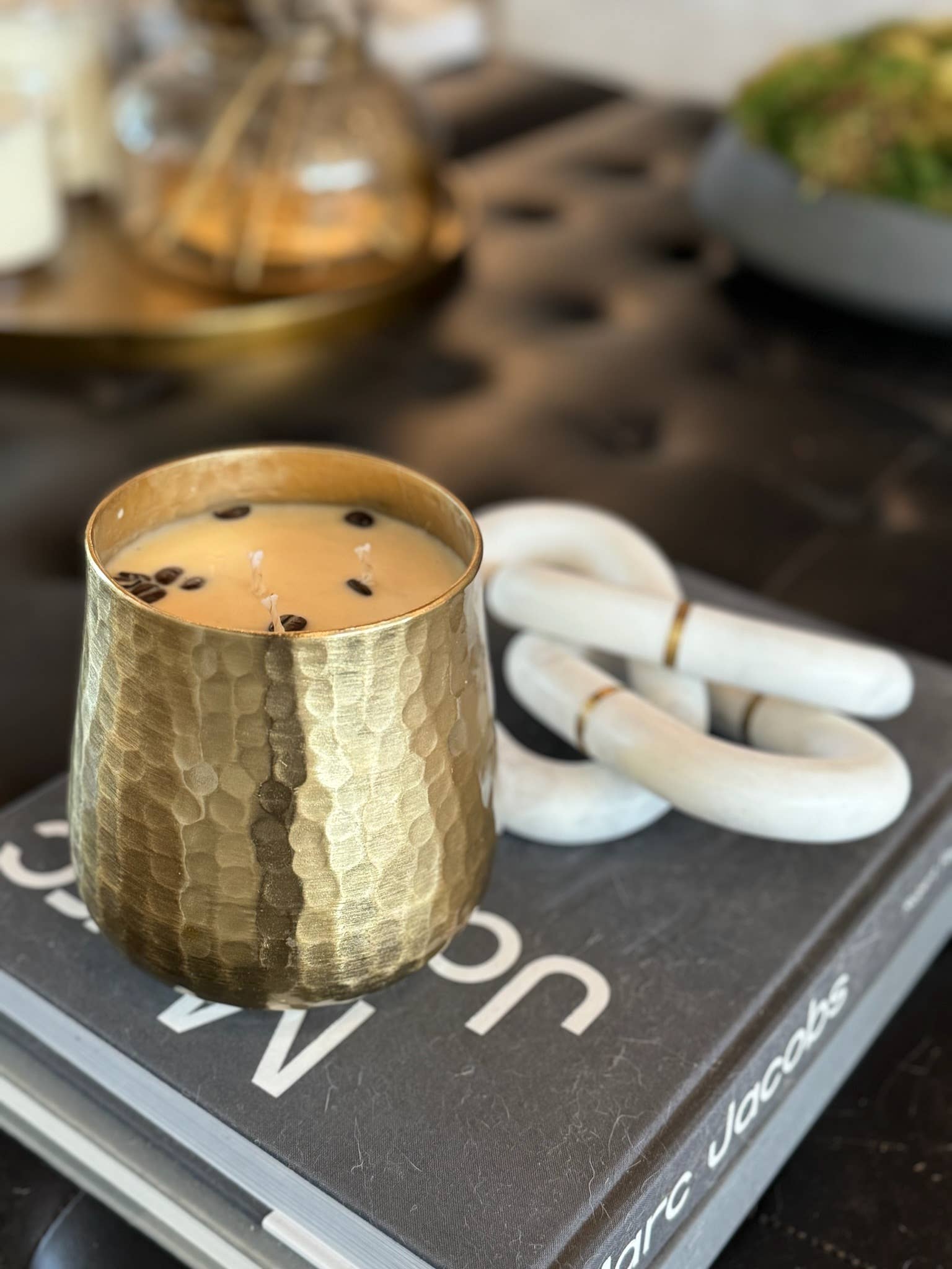 Unplug Soy Candles - Gold Hammered Soy Candle 