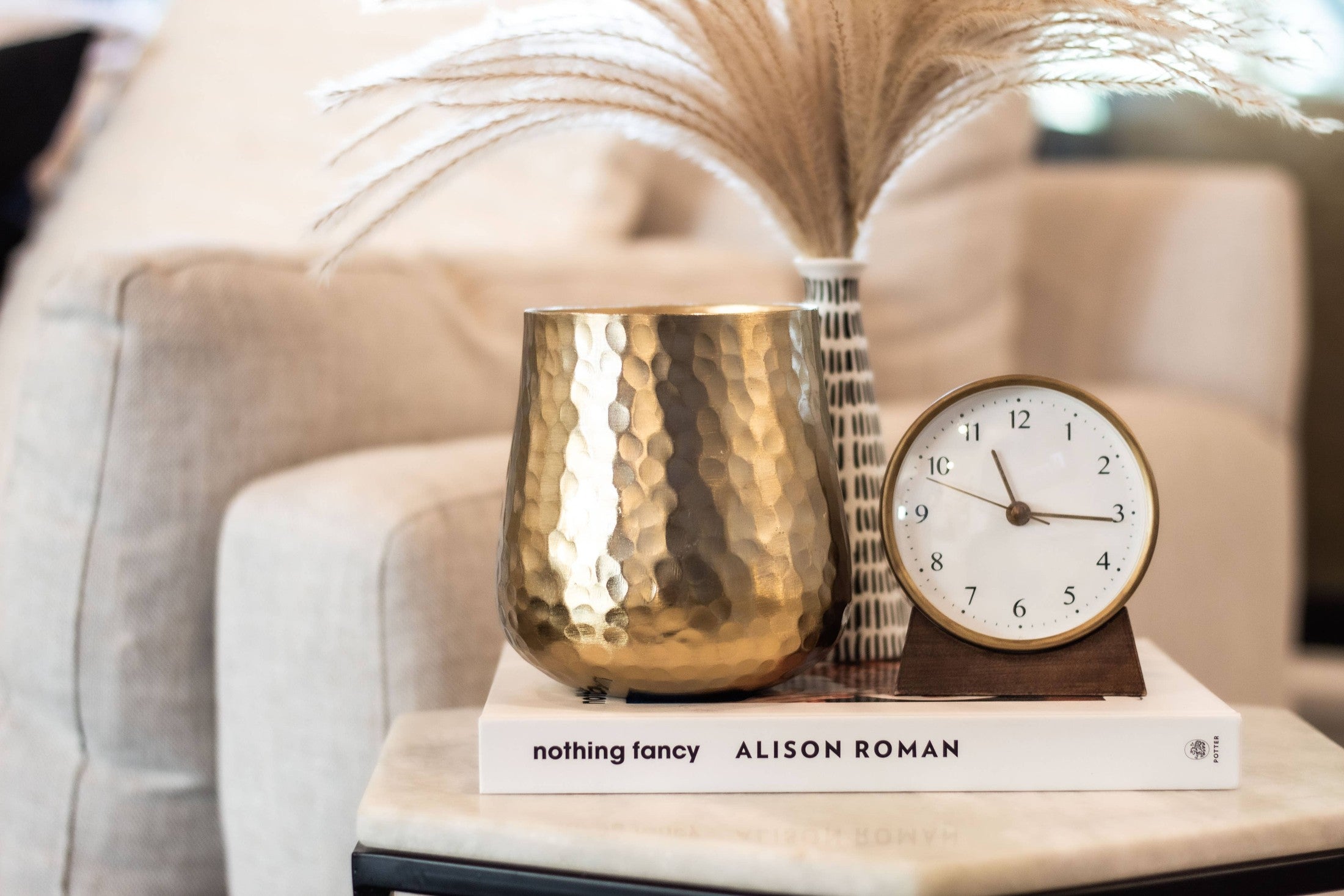 Unplug Soy Candles - Gold Hammered Soy Candle 