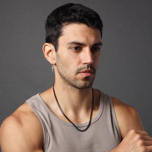 We Are All Smith - 3.5mm black stainless steel cuban chain 