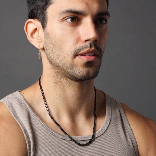 We Are All Smith - 3.5mm black stainless steel cuban chain 