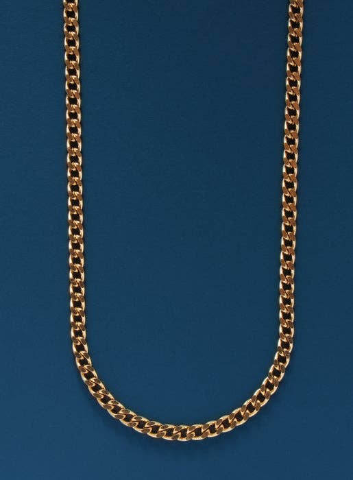 We Are All Smith - 4mm Cuban Chain Necklace for Men 