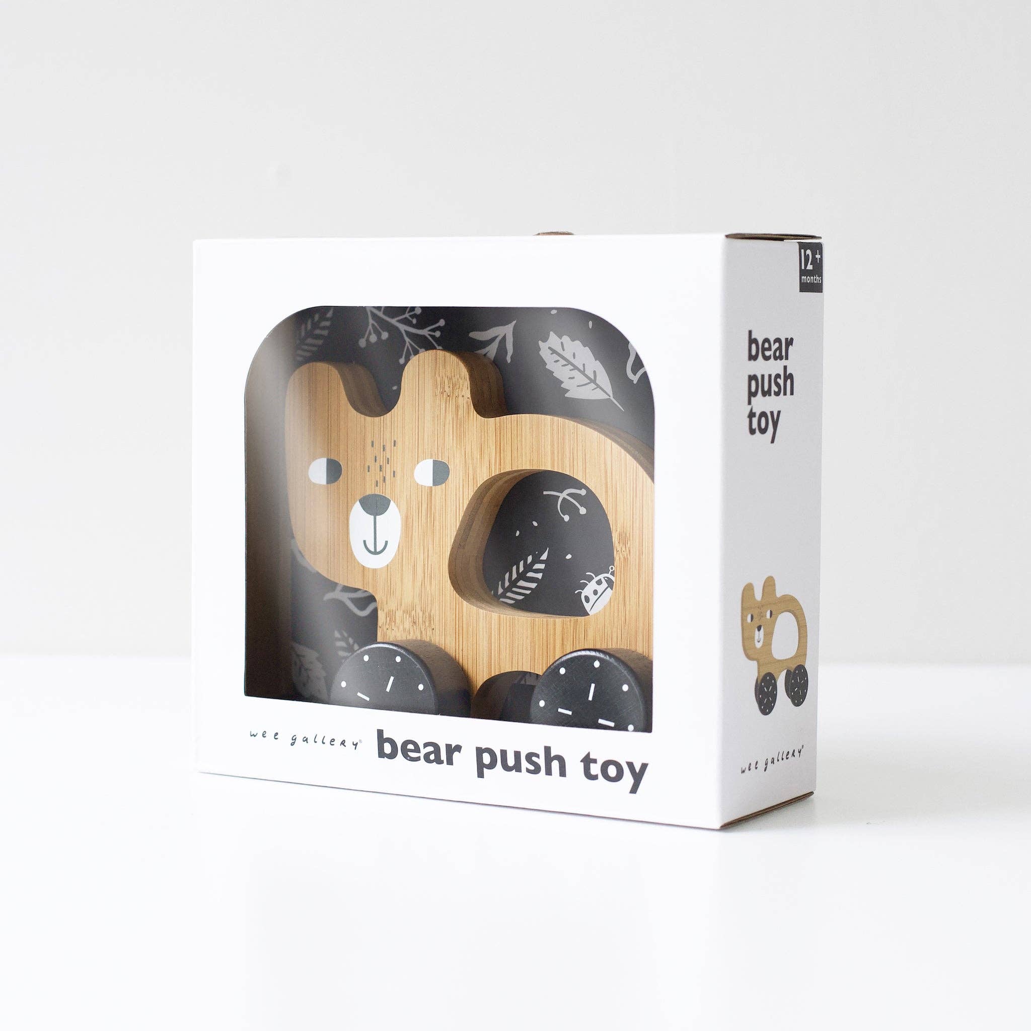 Wee Gallery - Push Toy - Bear 