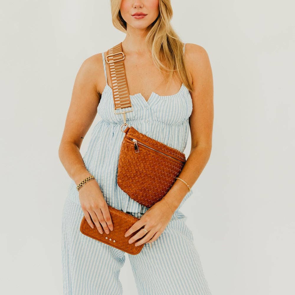 Westlyn Woven Crossbody Bag Bags + Pouches