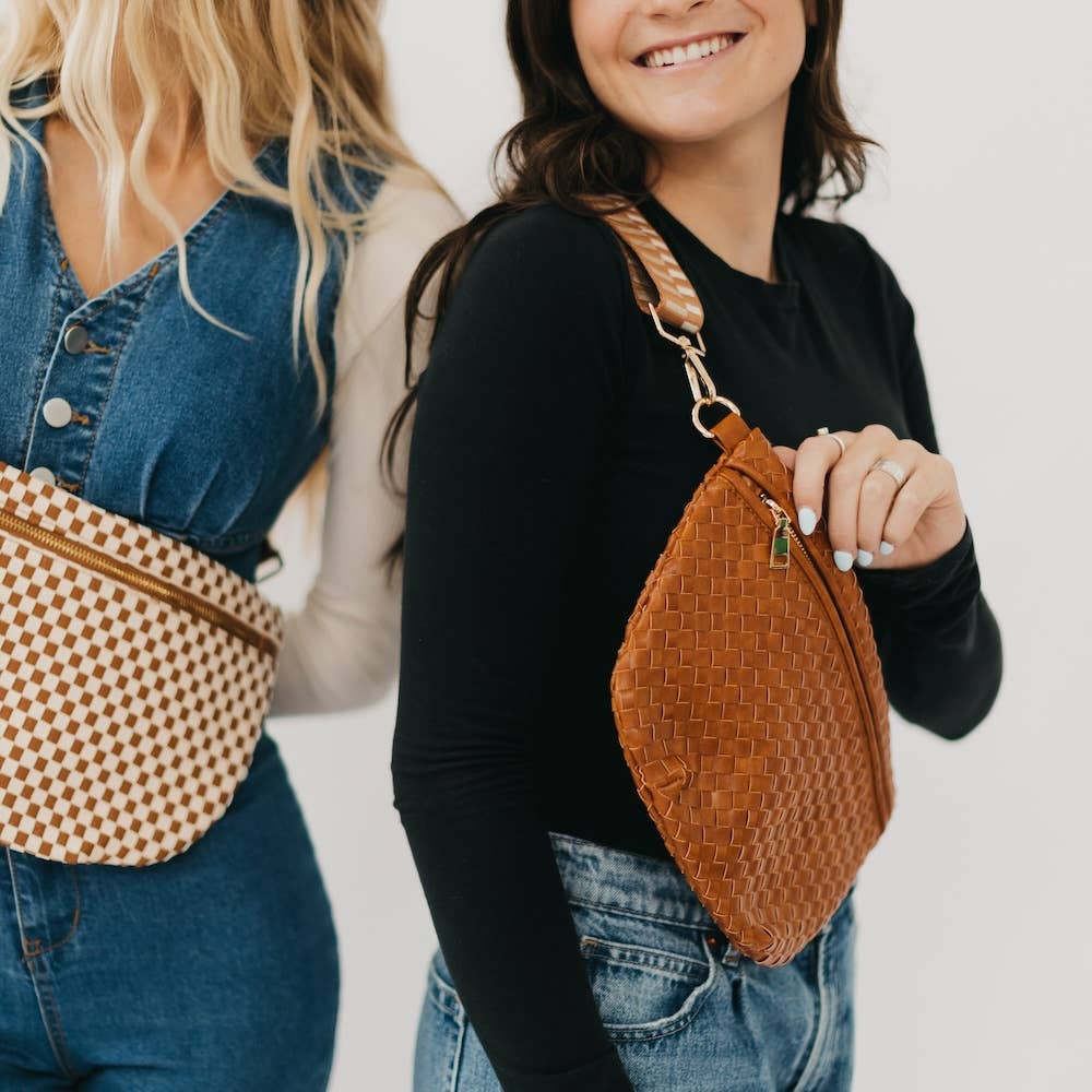 Westlyn Woven Crossbody Bag Bags + Pouches