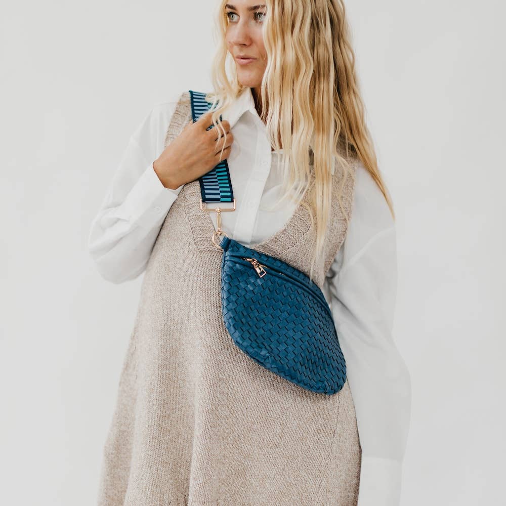 Westlyn Woven Crossbody Bag Bags + Pouches